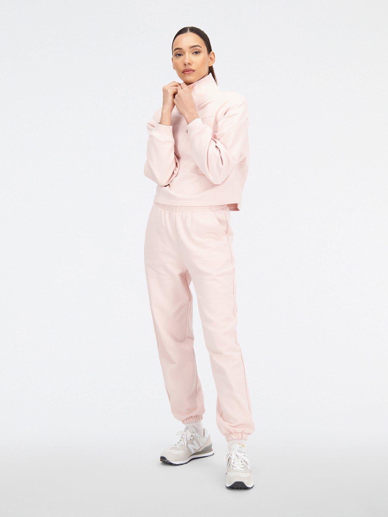 Athletics Linear Quarter Zip Top Pink