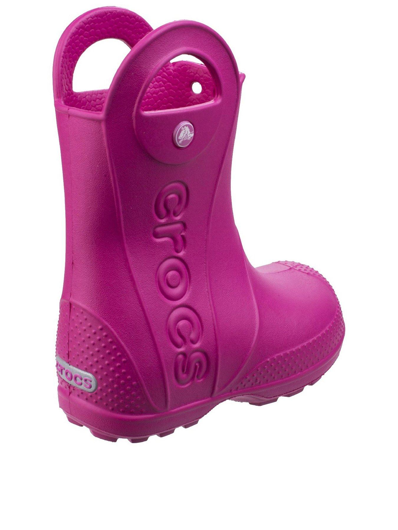 Image 3 of 4 of Crocs Handle It Rain Boots - Pink