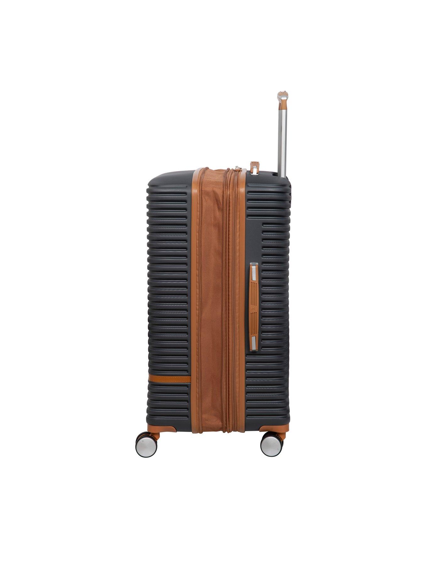Image 3 of 7 of it Luggage Replicating Medium Charcoal Expandable Suitcase Set