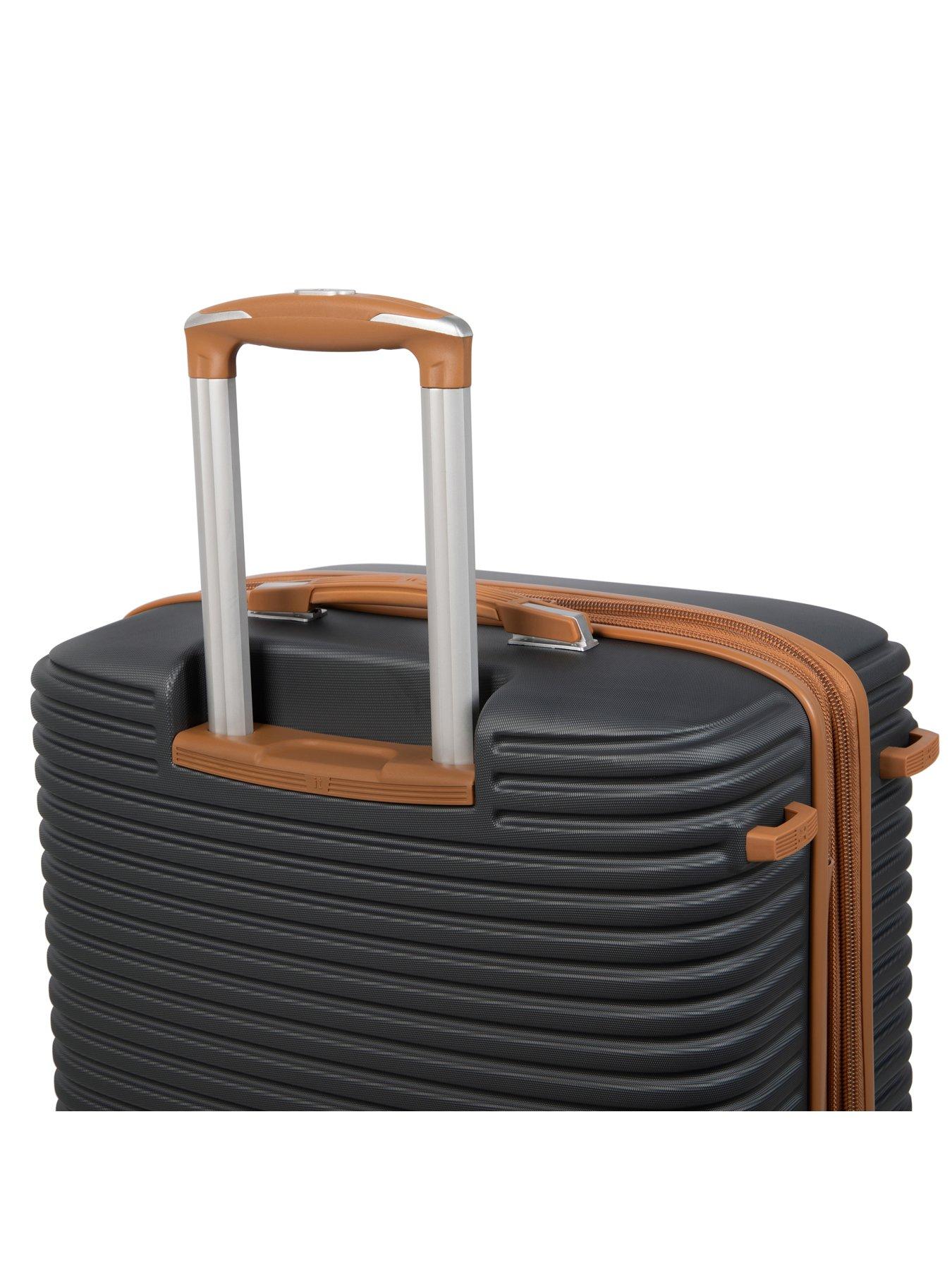 Image 4 of 7 of it Luggage Replicating Medium Charcoal Expandable Suitcase Set
