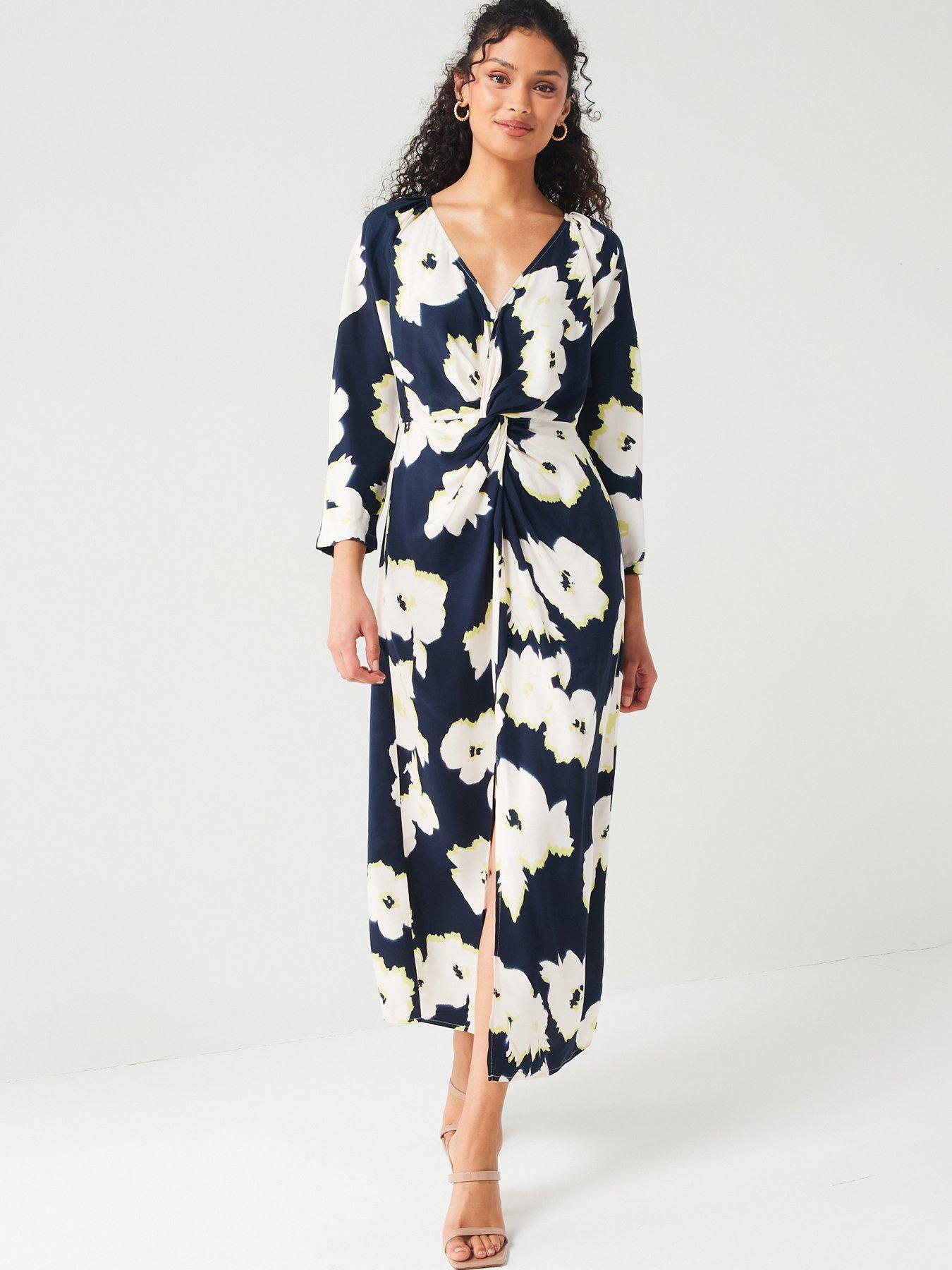 v-by-very-ls-twist-front-floral-midaxi-dressback