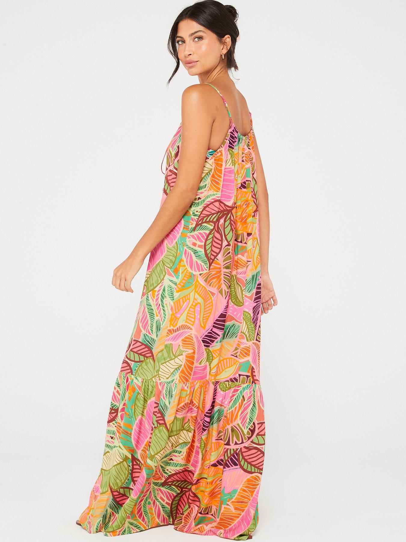 v-by-very-strappy-tassel-detail-beach-maxi-dress-bright-printstillFront