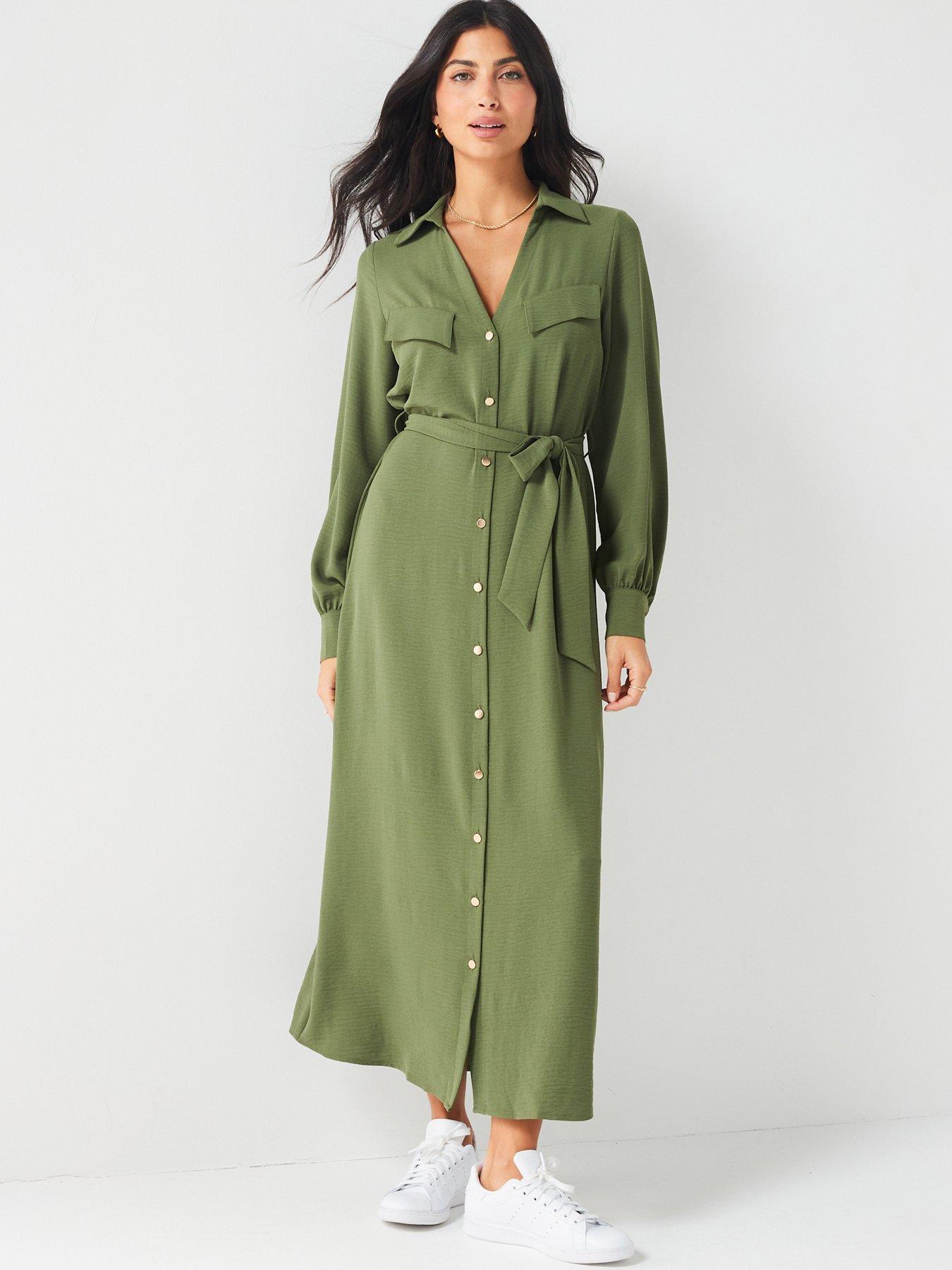 everyday-ls-utility-midi-dress-green