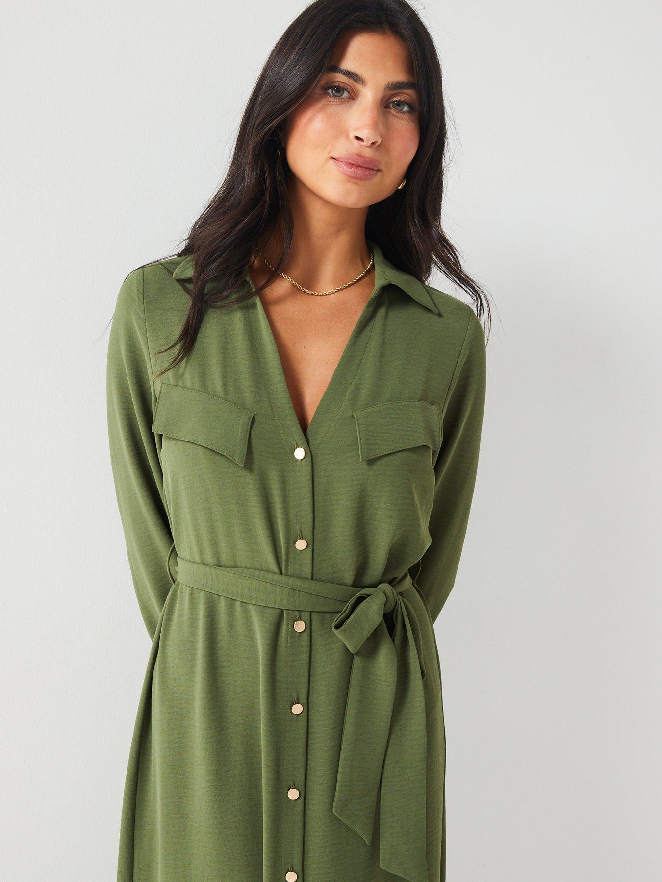 everyday-ls-utility-midi-dress-greenoutfit