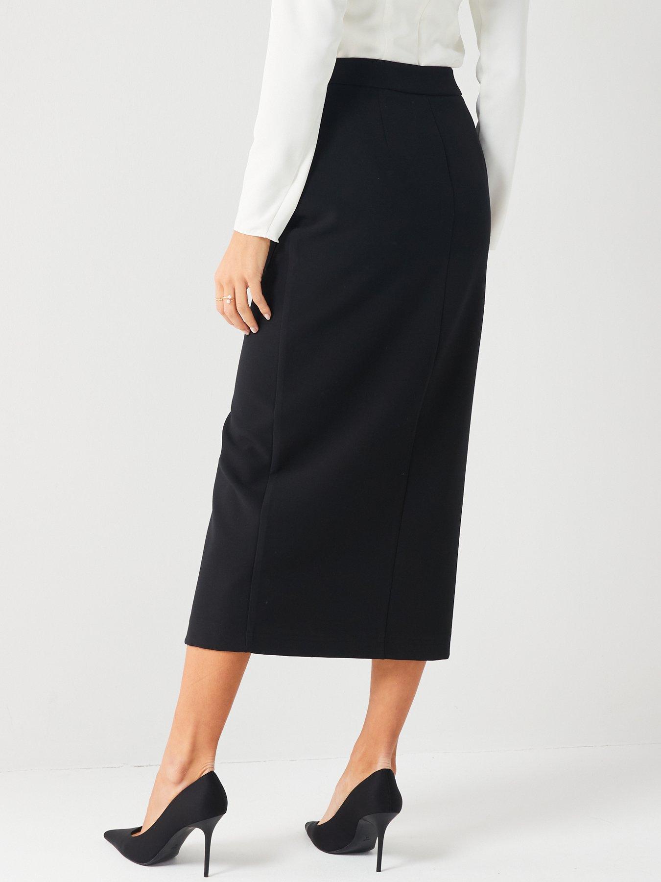 v-by-very-utility-midi-skirt-blackstillFront