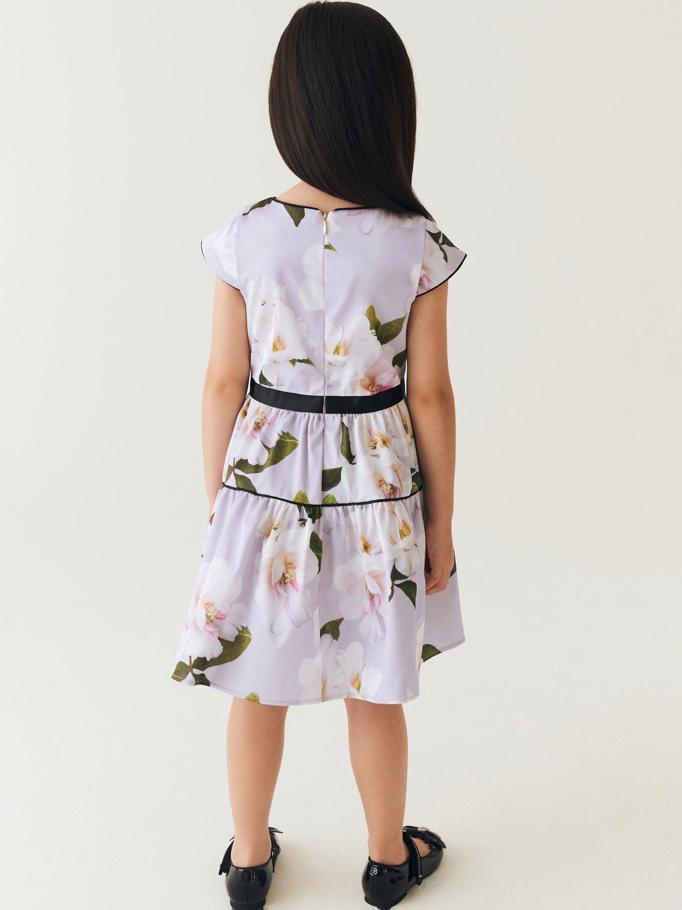 Ted Baker Baker By Ted Baker Girls Gardinia Dress Purple Very