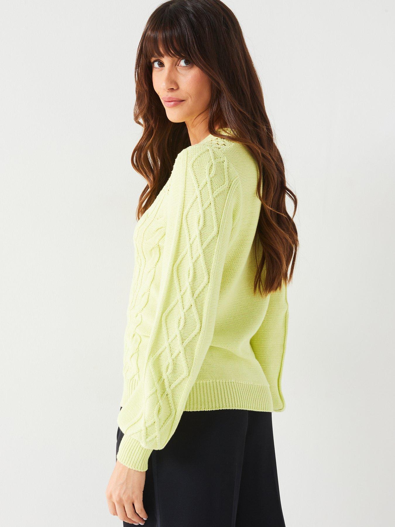 v-by-very-mixed-cable-crew-neck-jumper-limestillFront