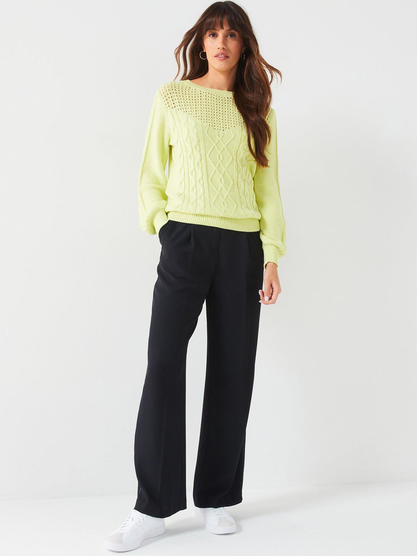 v-by-very-mixed-cable-crew-neck-jumper-limedetail