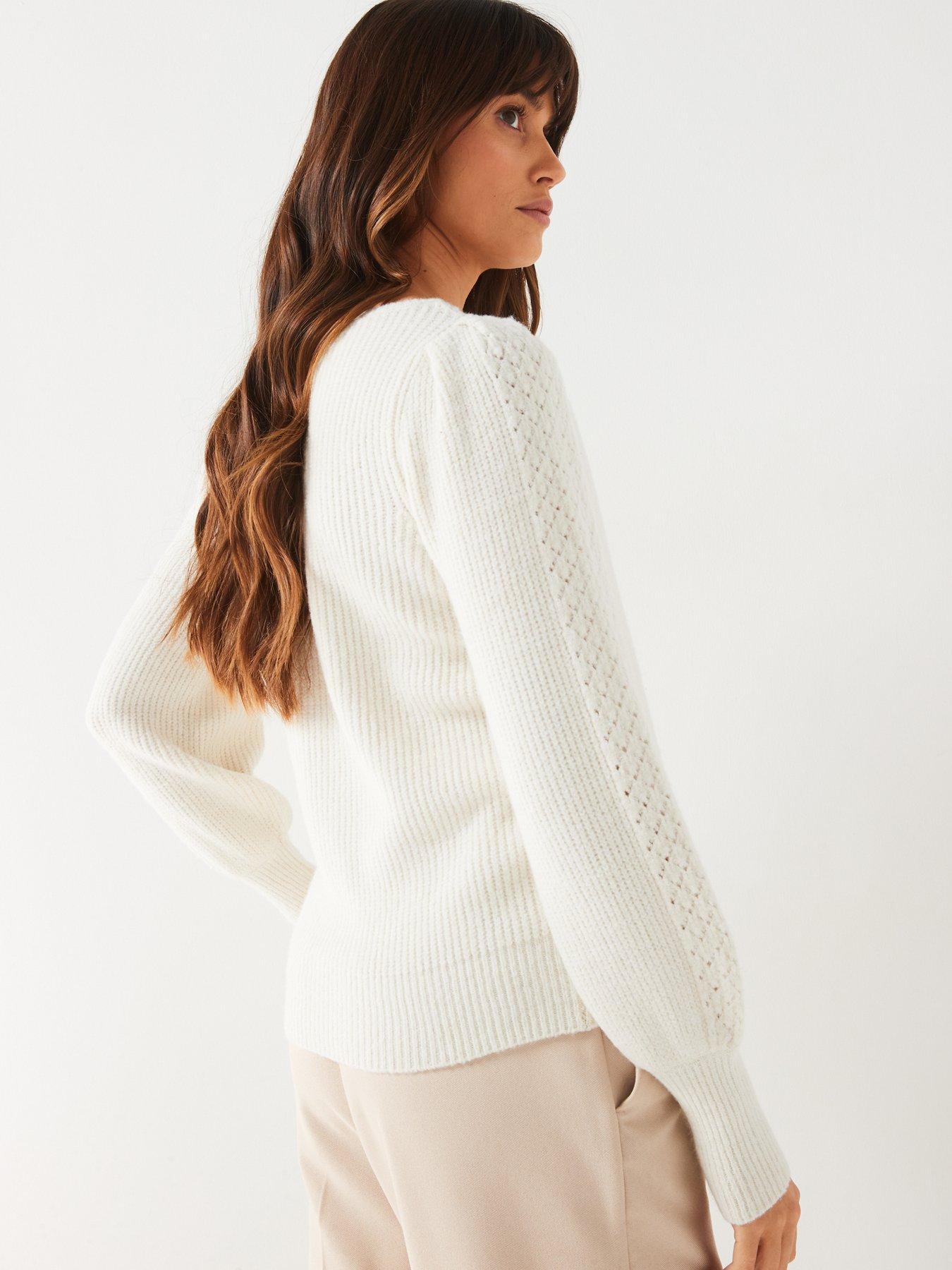 v-by-very-pointelle-detail-crew-neck-jumper-ivorystillFront