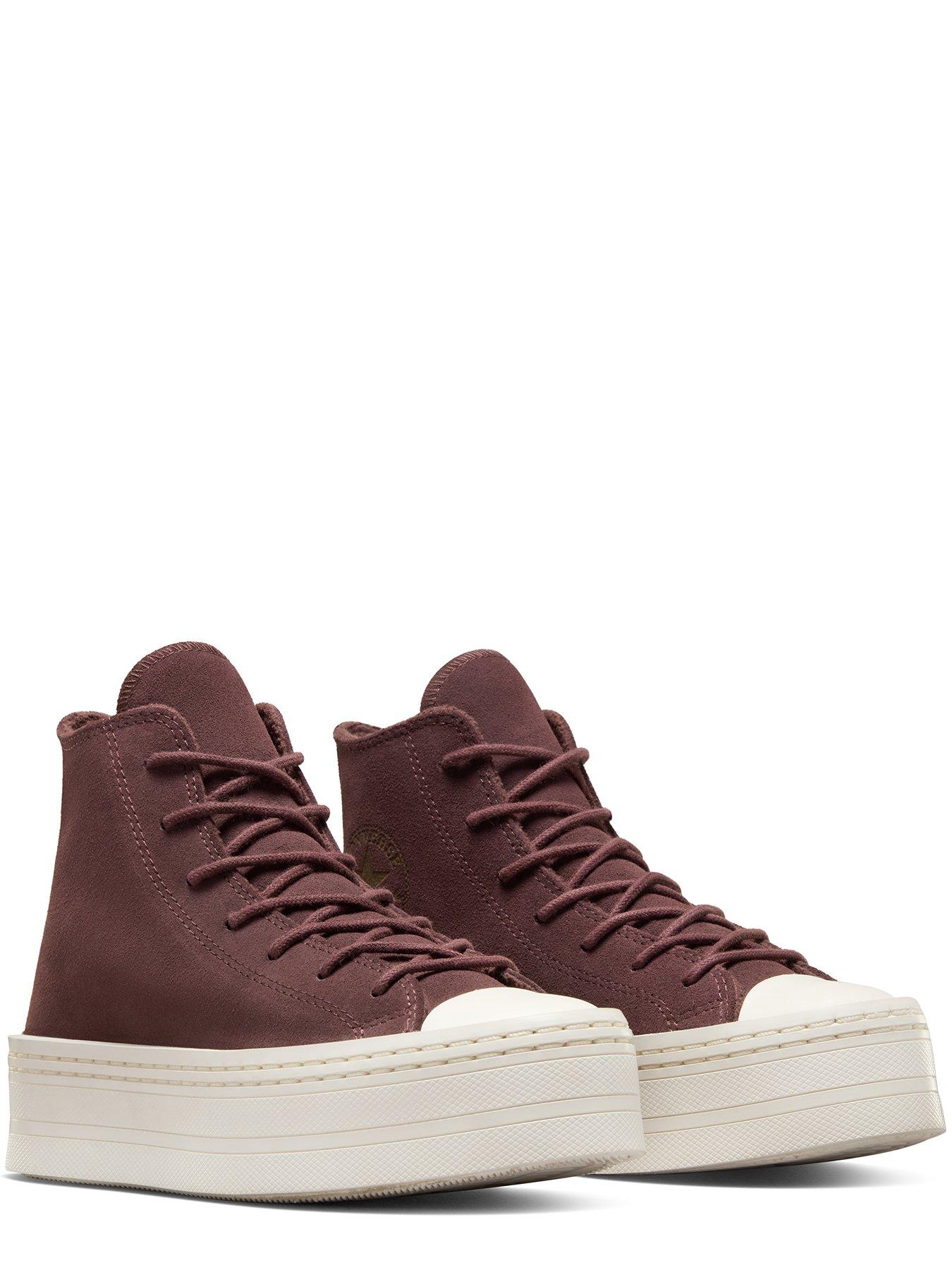converse-chuck-taylor-all-star-suede-modern-lift-trainers-dark-redstillFront