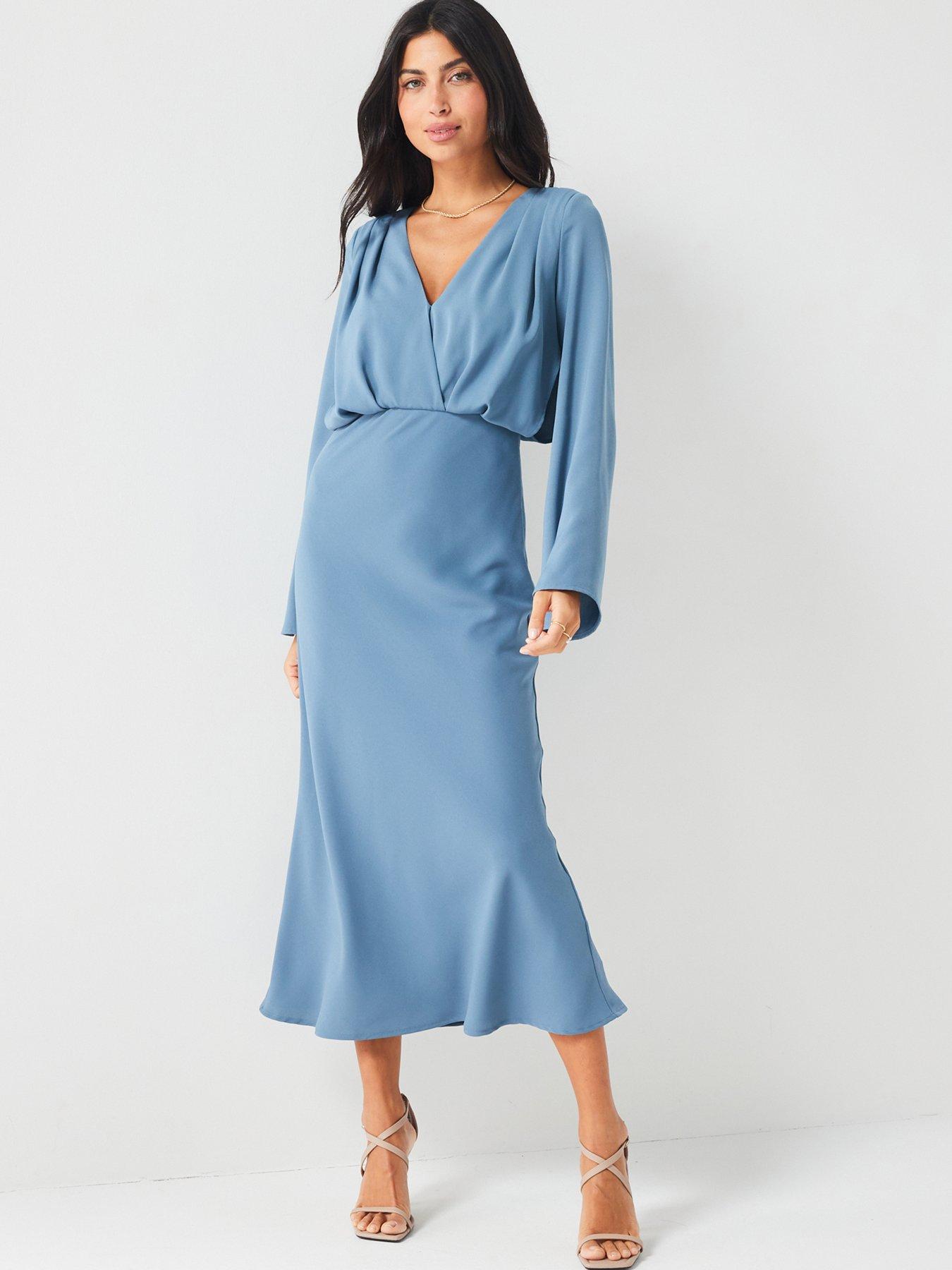 v-by-very-long-sleeve-wrap-crepe-midaxi-dress-blue