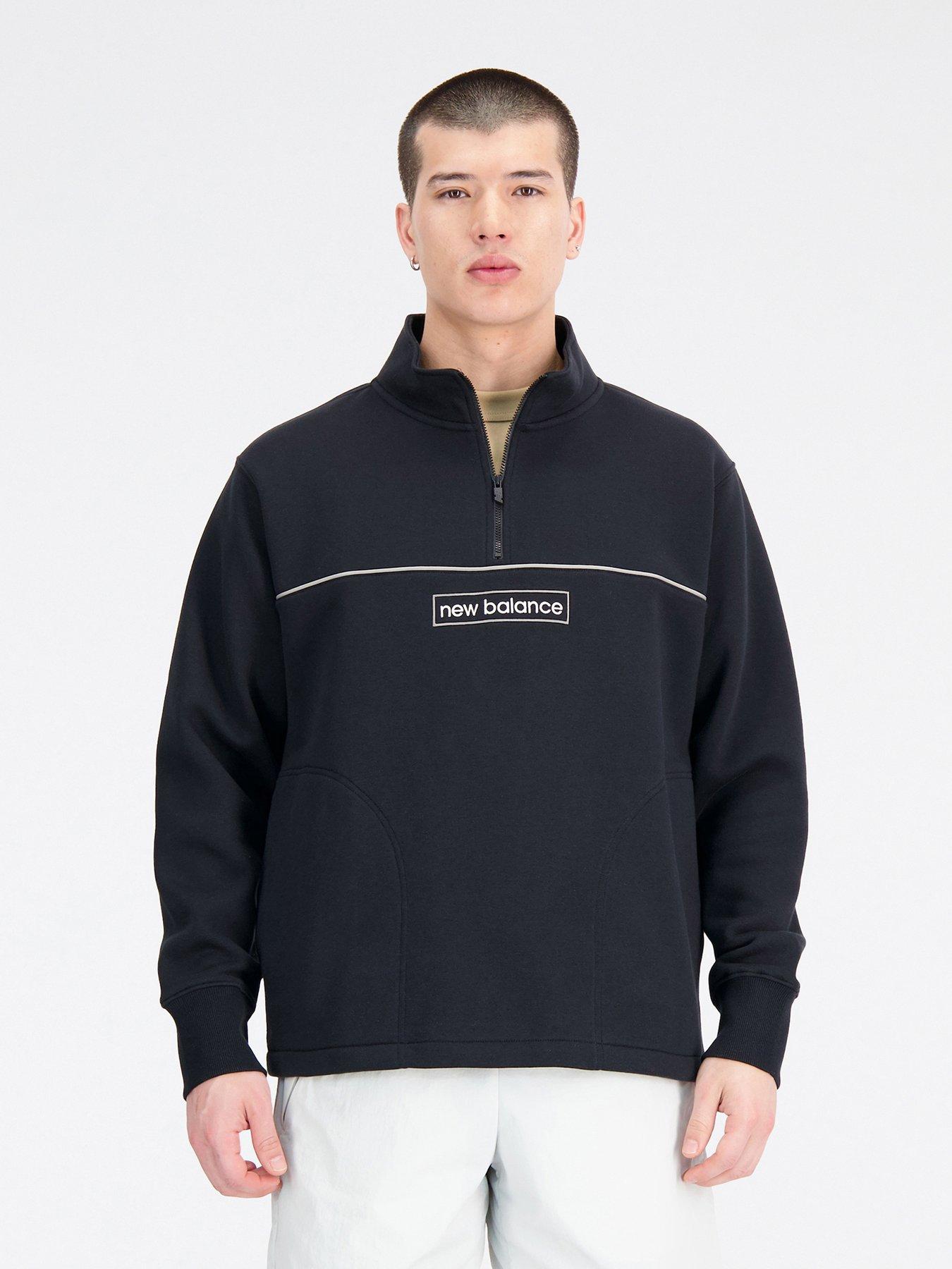 Essentials Winter 1 4 Zip Top Black