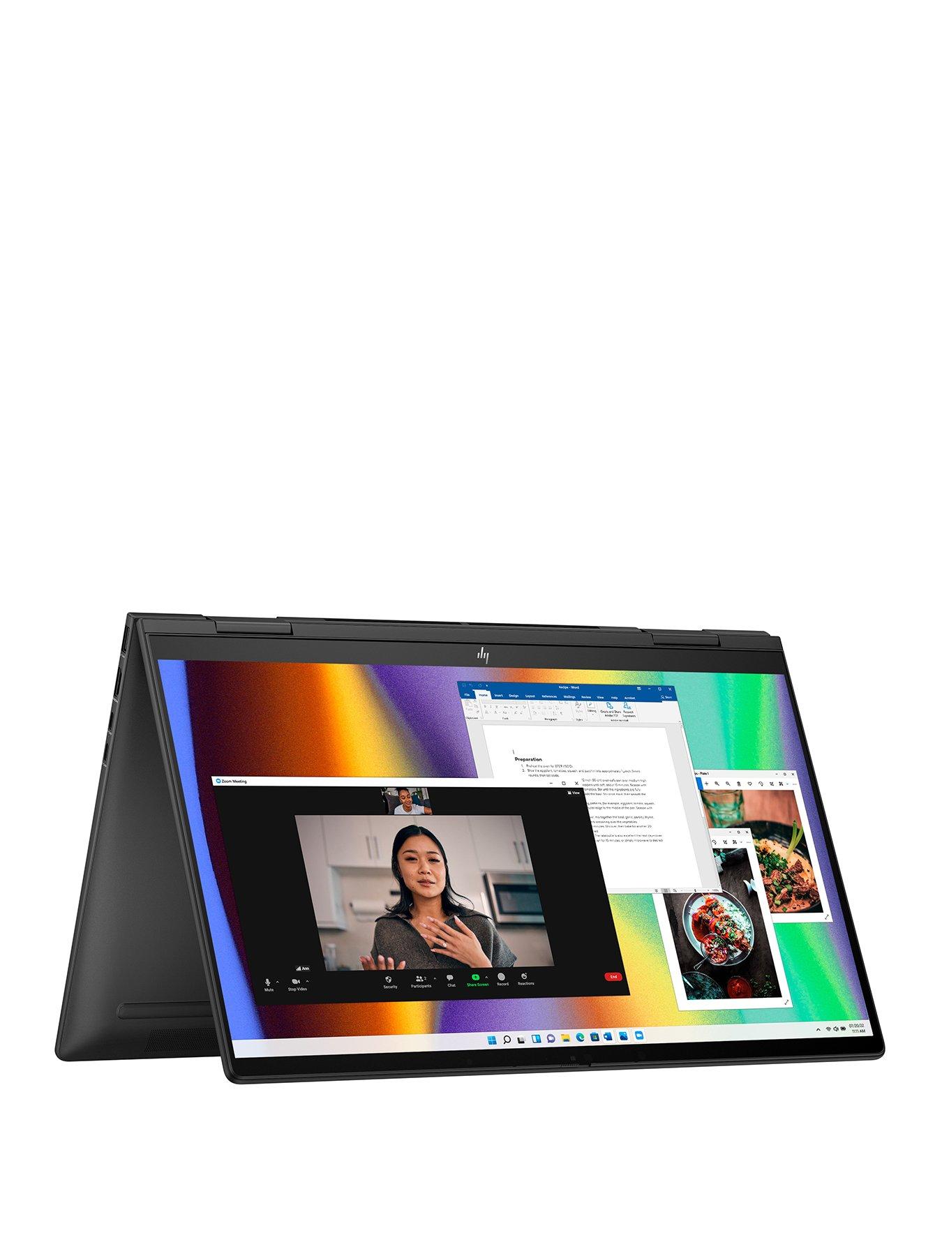 undefined ENVY x360 15-fh0000na Laptop - 15.6in FHD Touchscreen, AMD Ryzen 7, 16GB RAM, 512GB SSD - Black