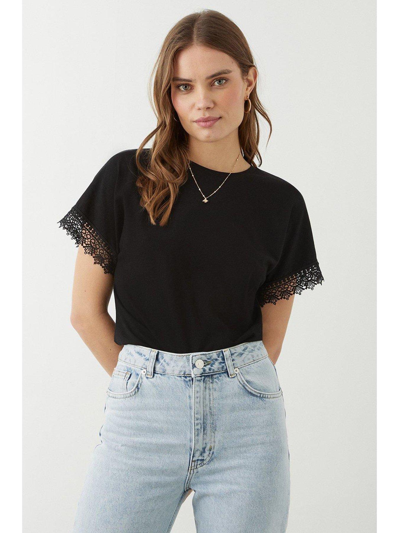 AllSaints Brynn Boyfriend Tee - Black