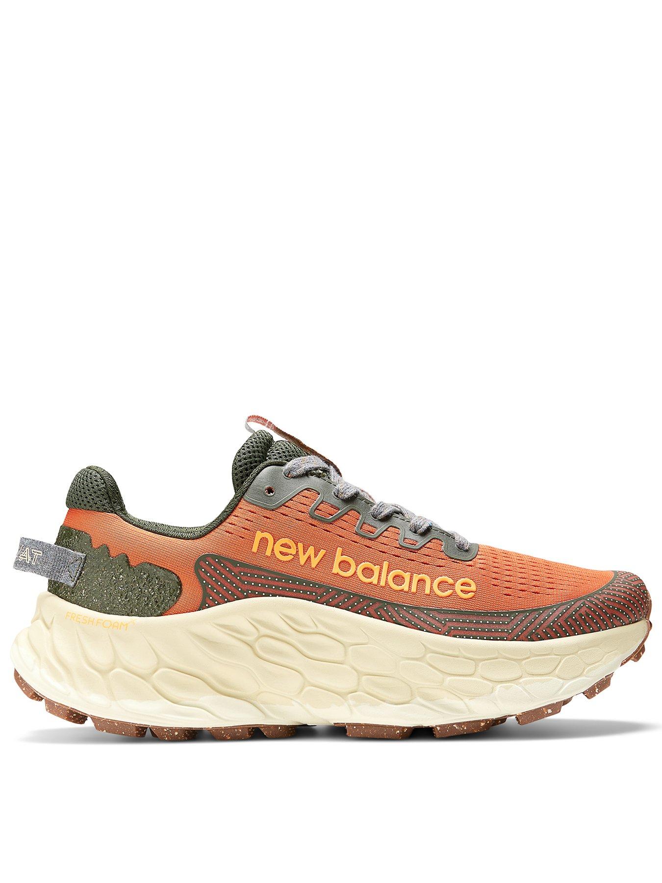 Mens orange clearance new balance shoes