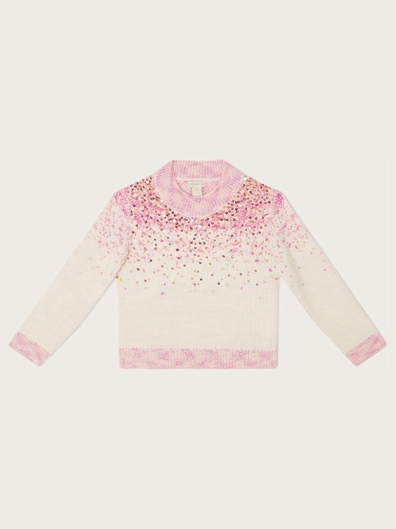 Pink hotsell glitter jumper