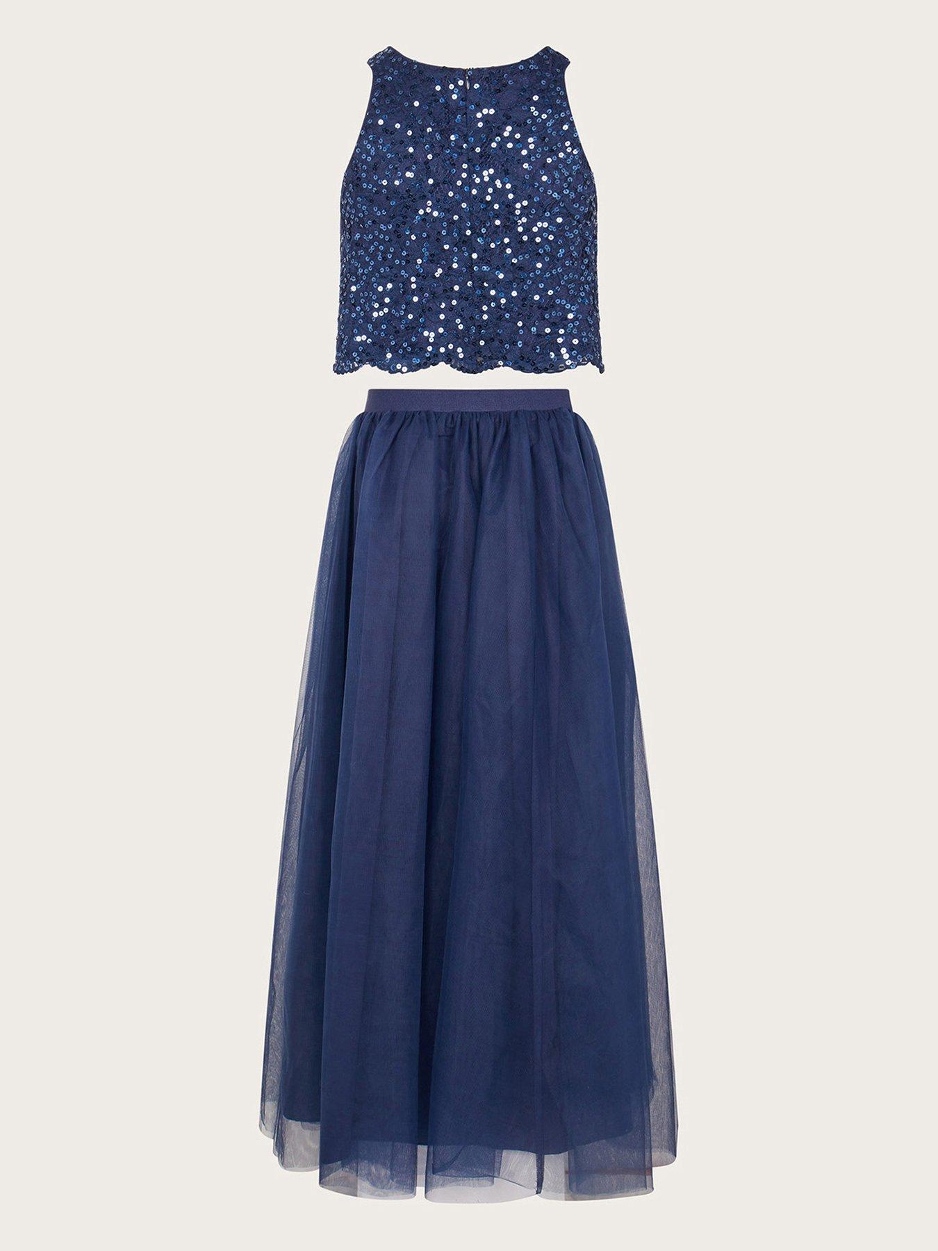 Long tulle skirt outlet navy