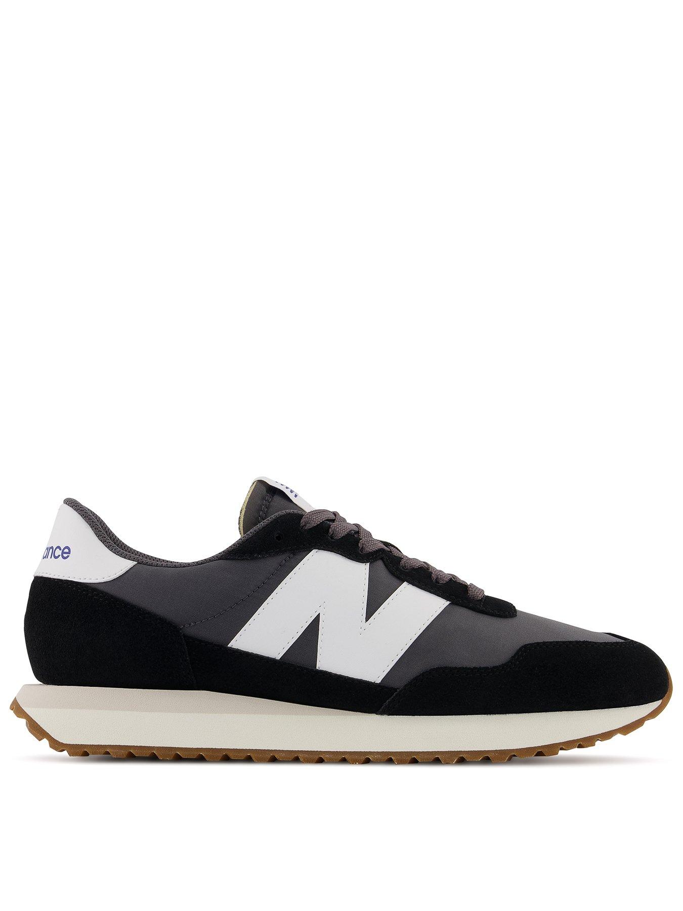 Mens new balance outlet white trainers