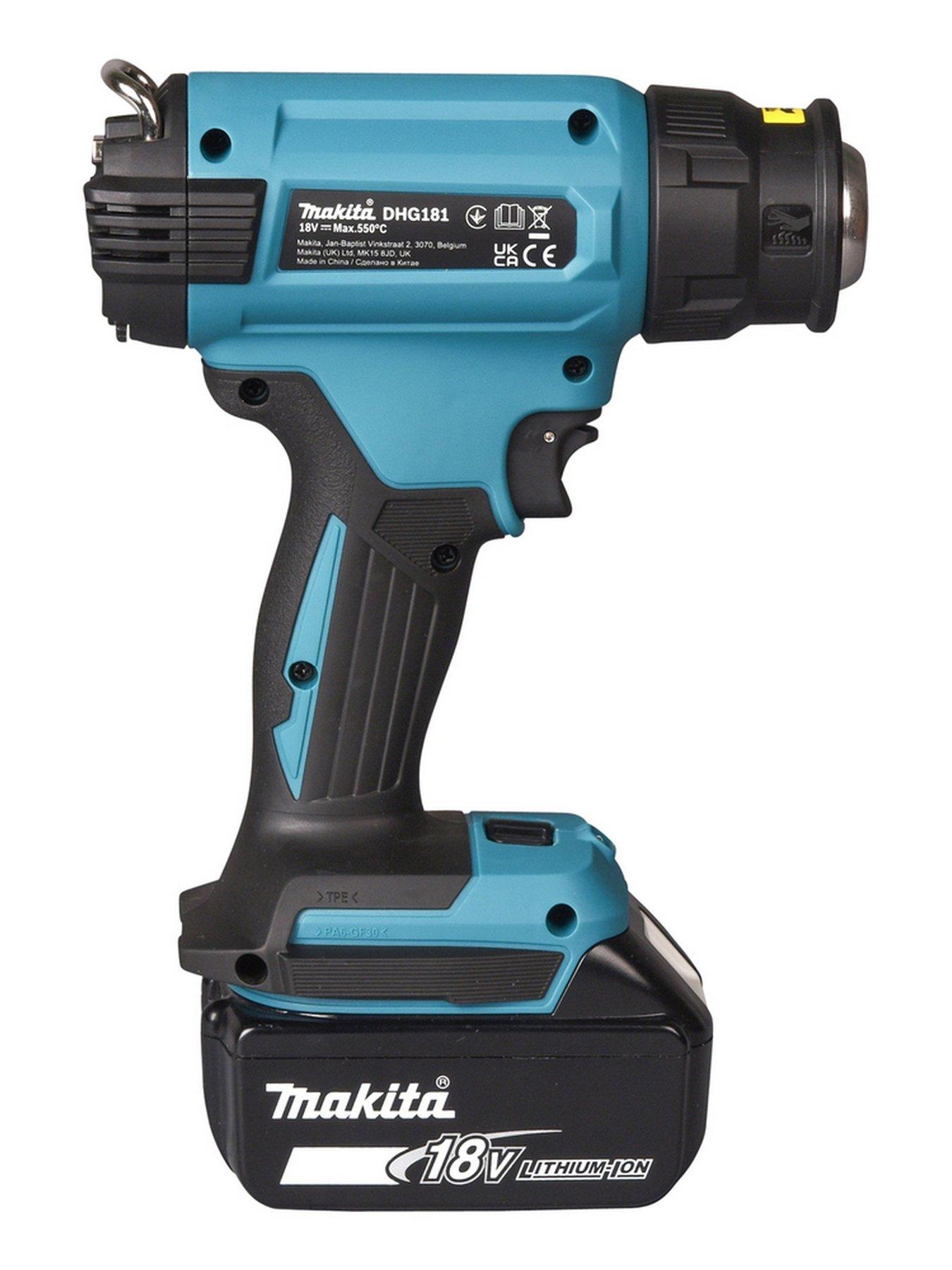 Image 2 of 6 of Makita 18V LXT Heat Gun (Body Only Inc Accessories &amp; Makpac Case)