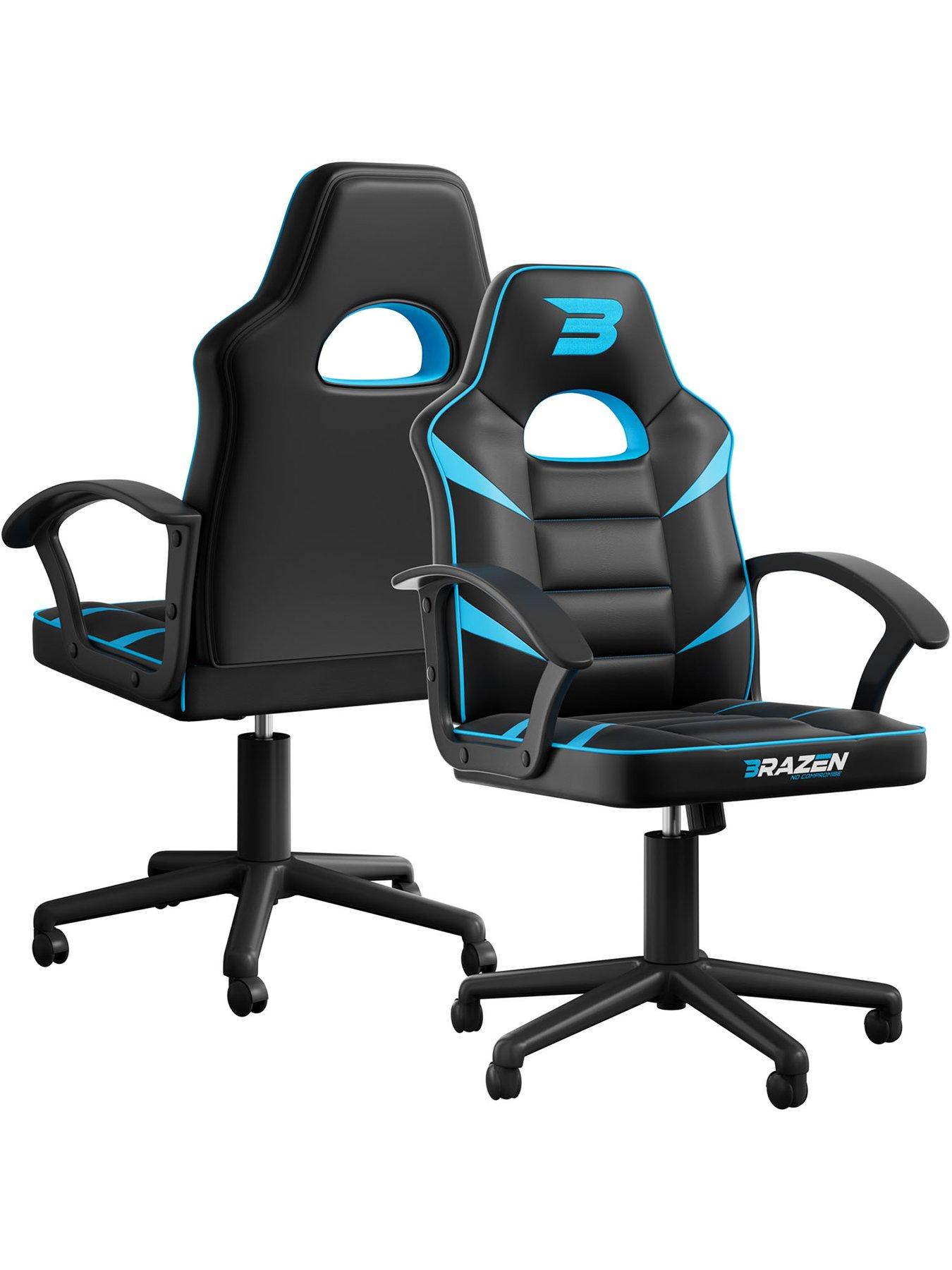 undefined Valor Mid Back PC Gaming Chair - Blue