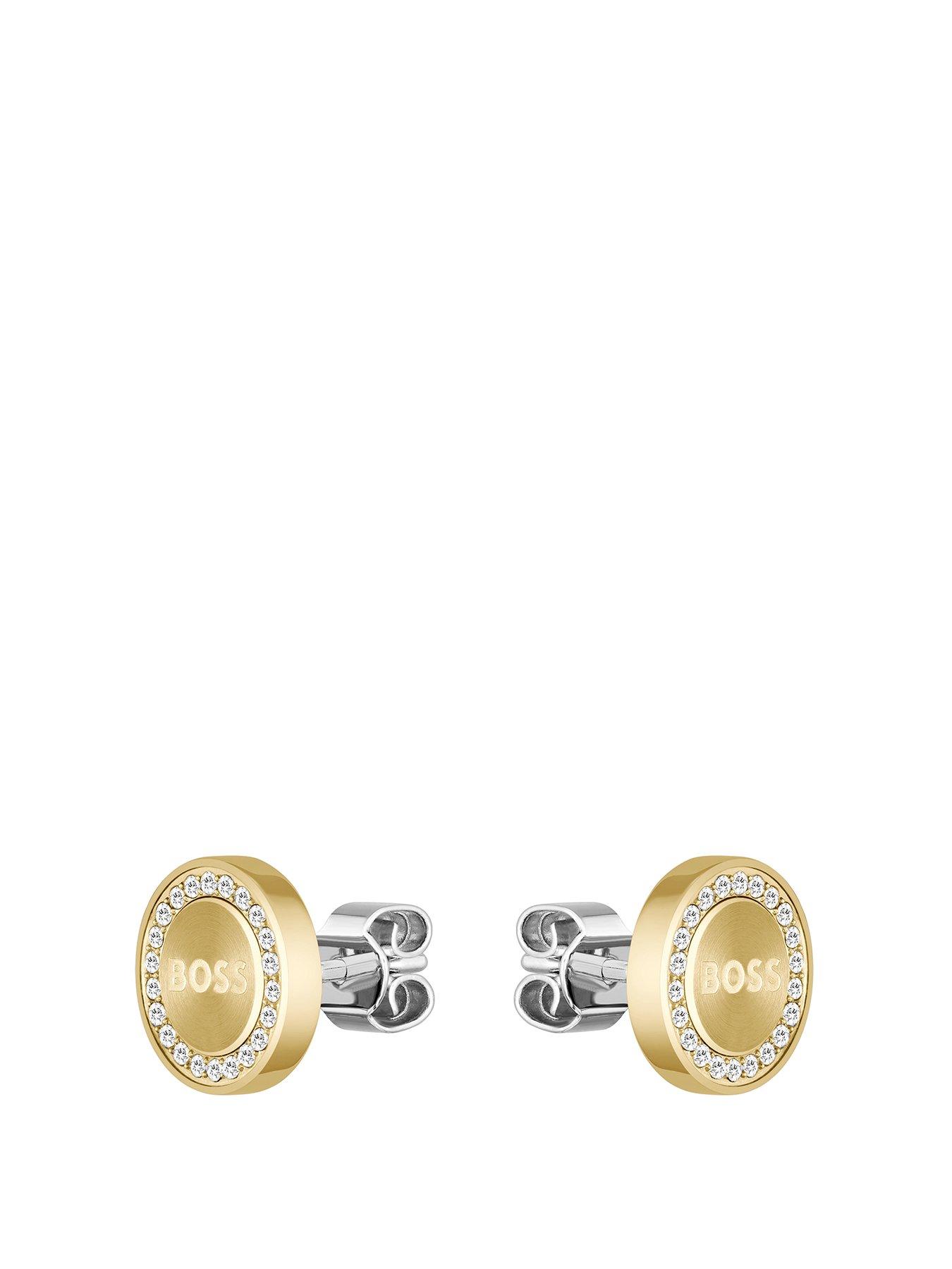 boss-ladies-iona-light-yellow-gold-ip-crystal-stud-earrings