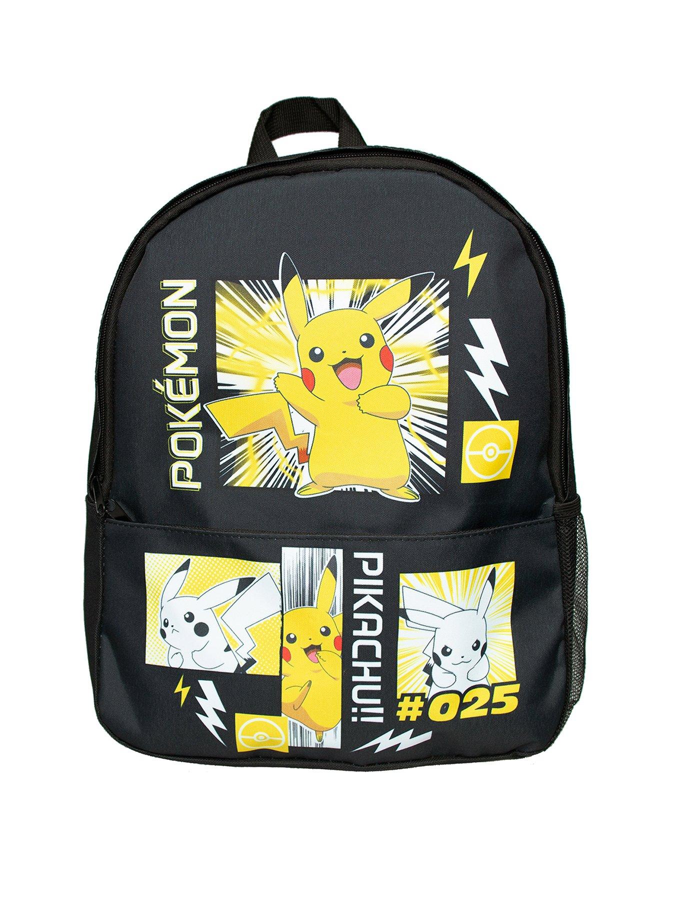 Pokemon Carry Case Playset Wicked Cool Toys Foldable Backpack with Pikachu  Toy