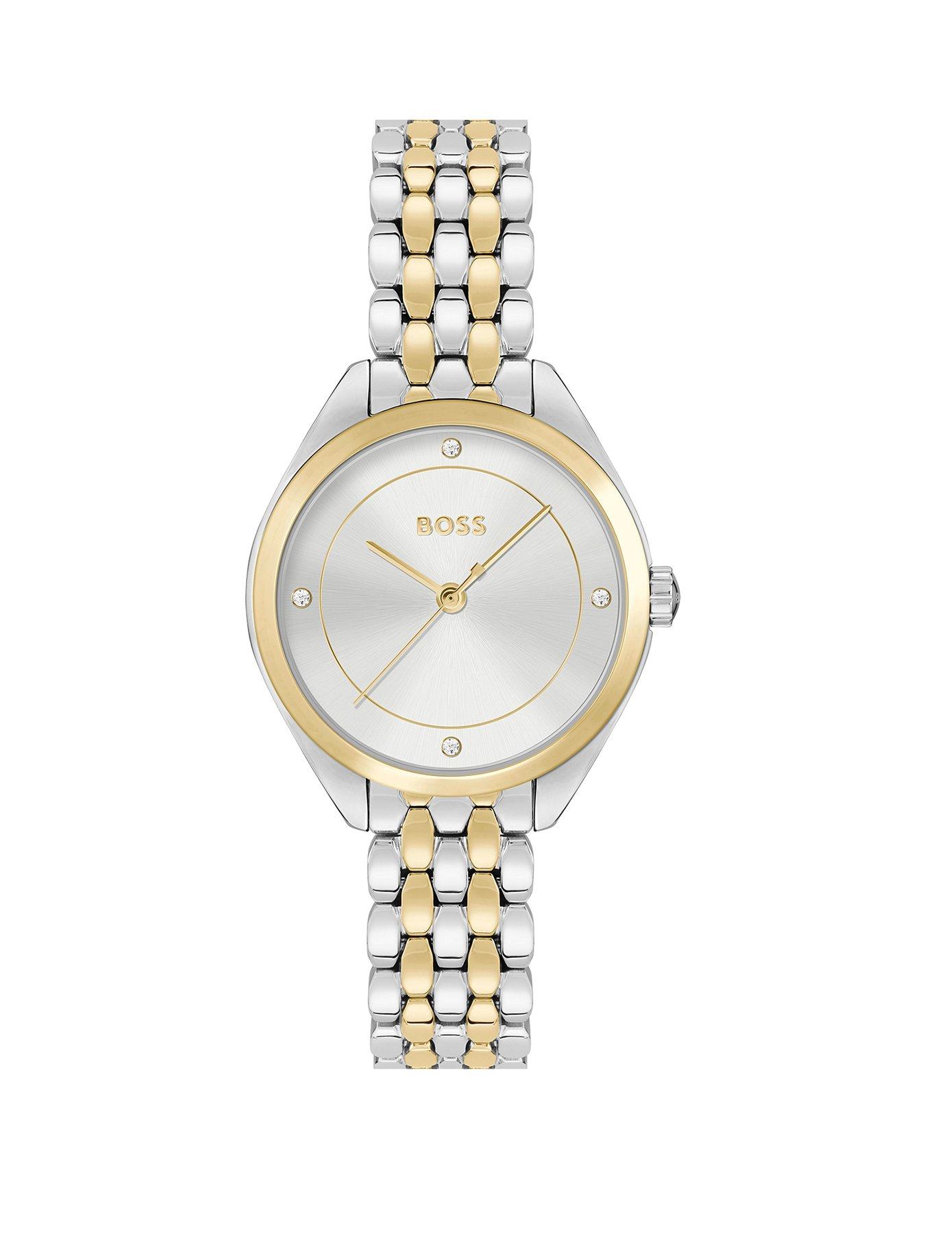 BOSS Ladies MAE Two Tone Link Bracelet Watch