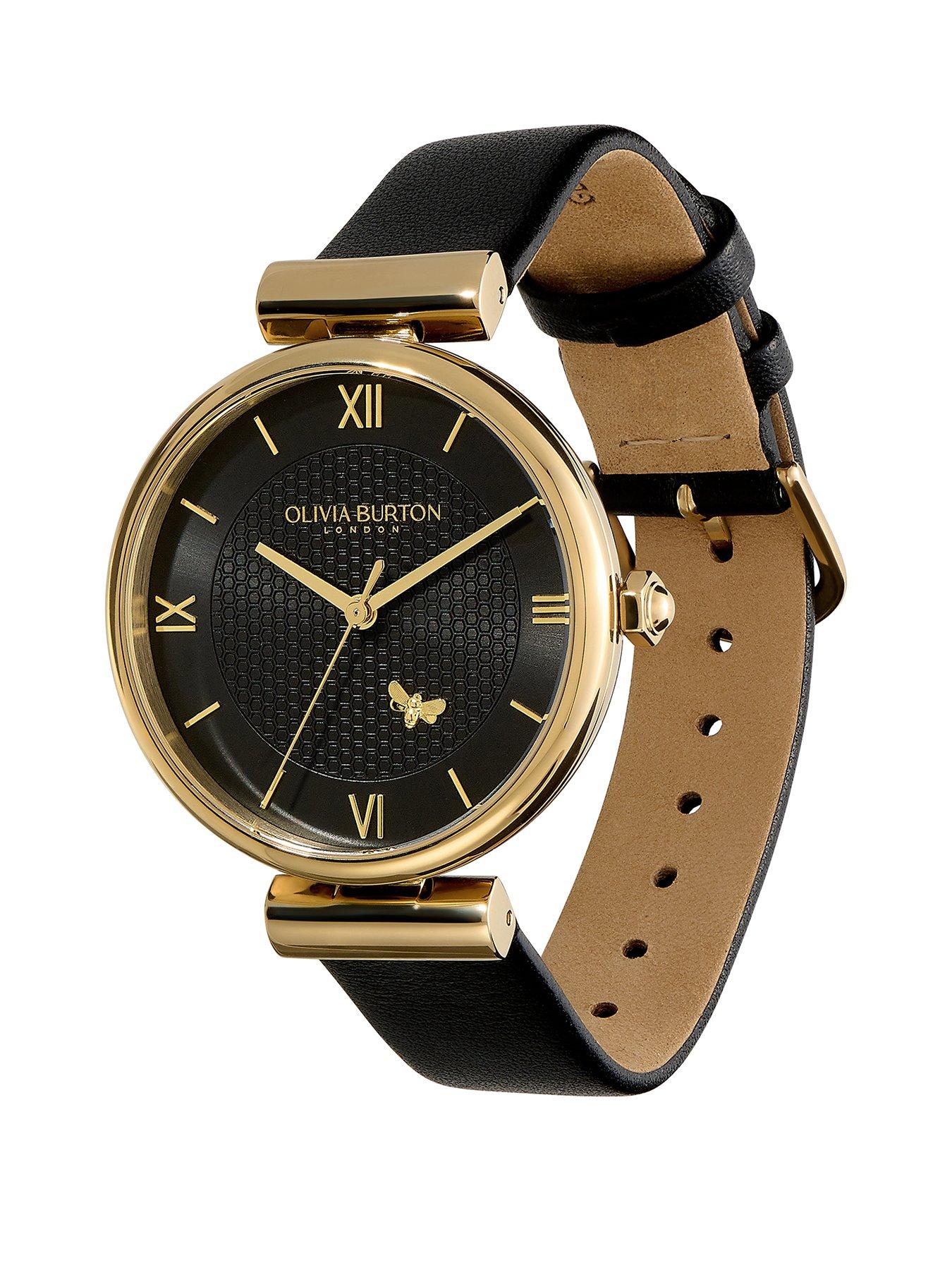 olivia-burton-olivia-burton-36mm-minima-bee-t-bar-gold-amp-black-leather-strap-watchstillFront