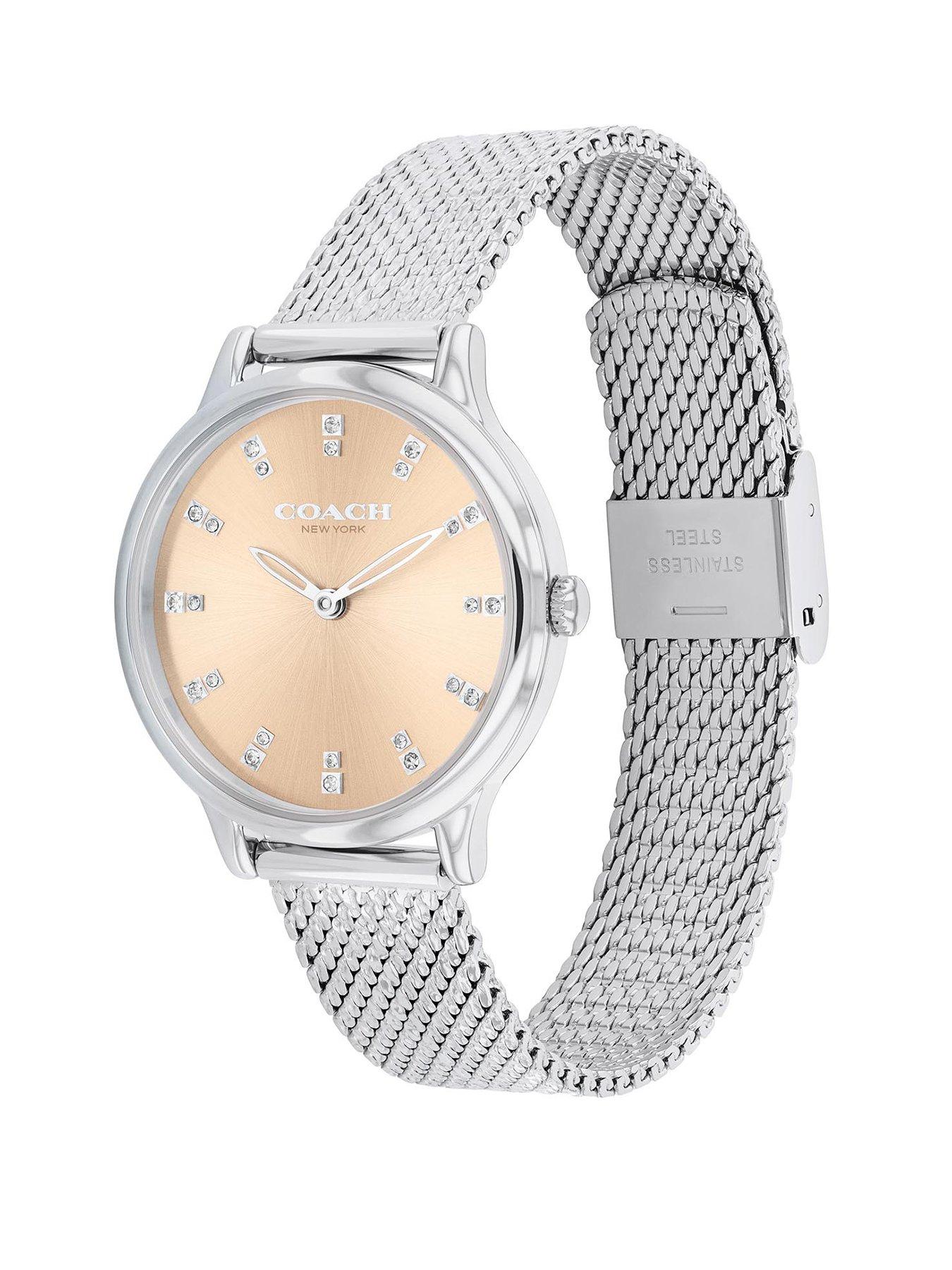 coach-ladies-chelsea-stainless-steel-pressed-mesh-bracelet-watchstillFront