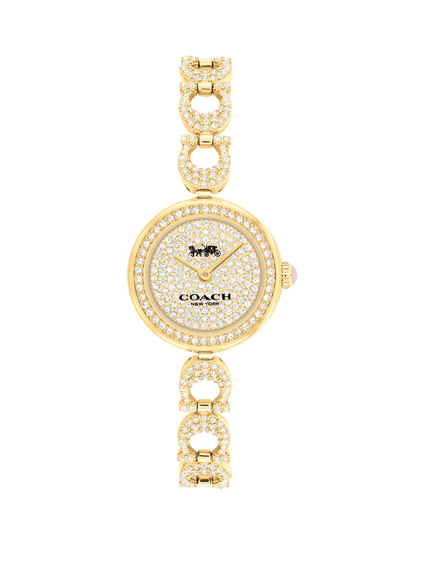 coach-coach-ladies-gracie-light-yellow-gold-ip-crystal-set-watch