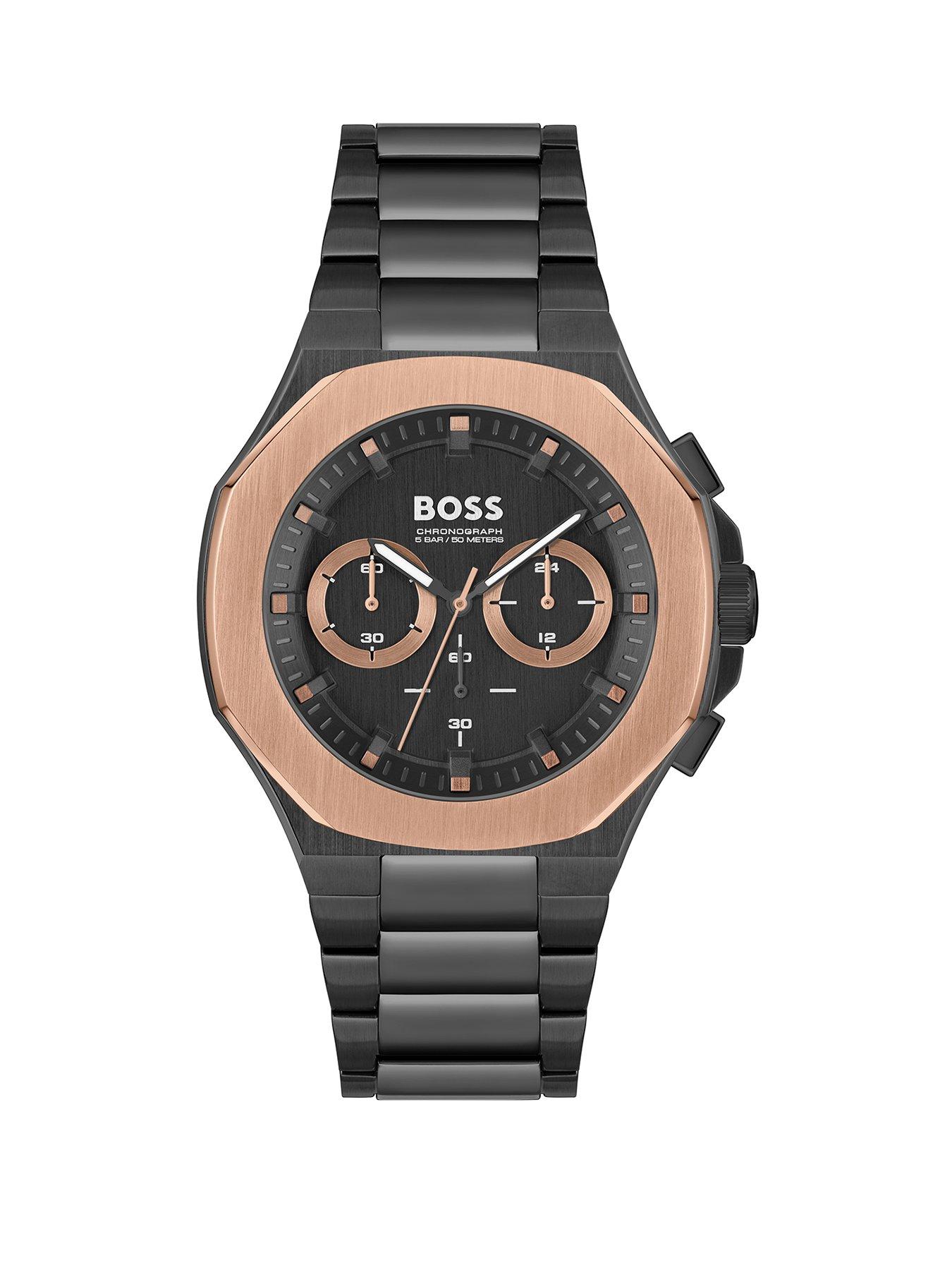 boss-gents-taper-black-ip-bracelet-watch