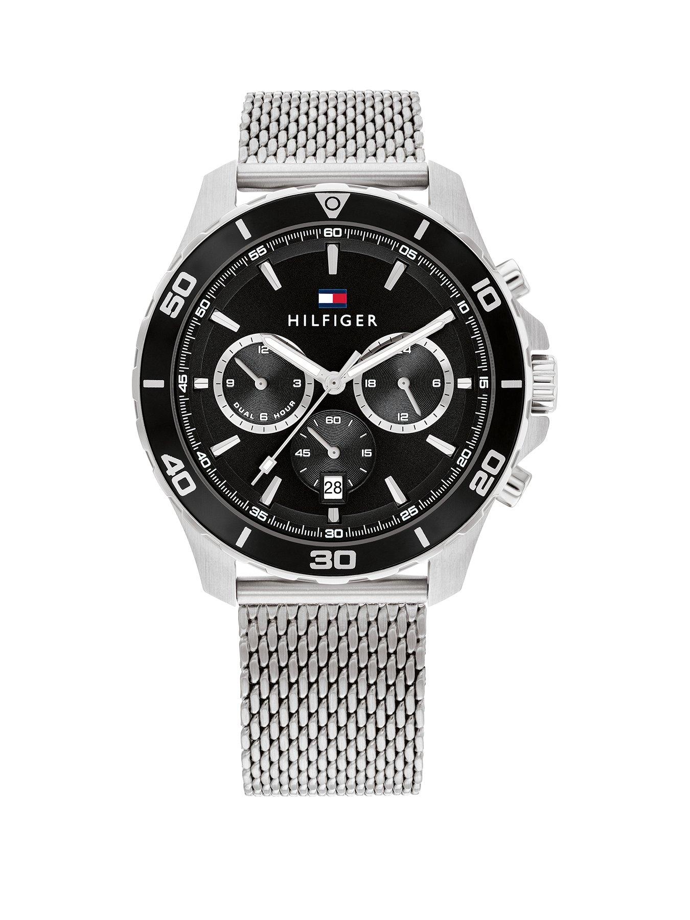 Hilfiger on sale mesh watch