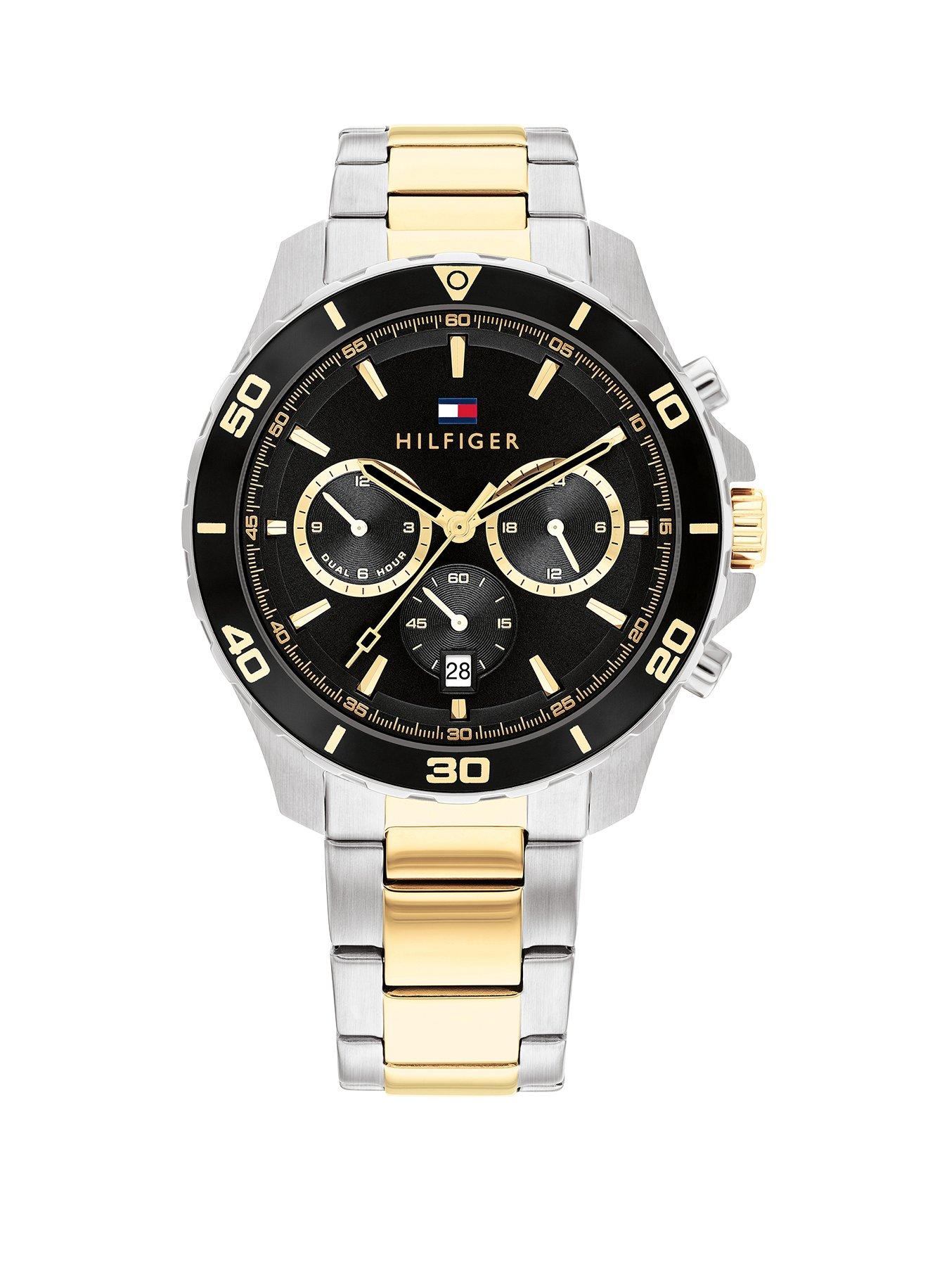 tommy-hilfiger-tommy-hilfiger-two-tone-stainless-steel-and-gold-plated-mens-watch