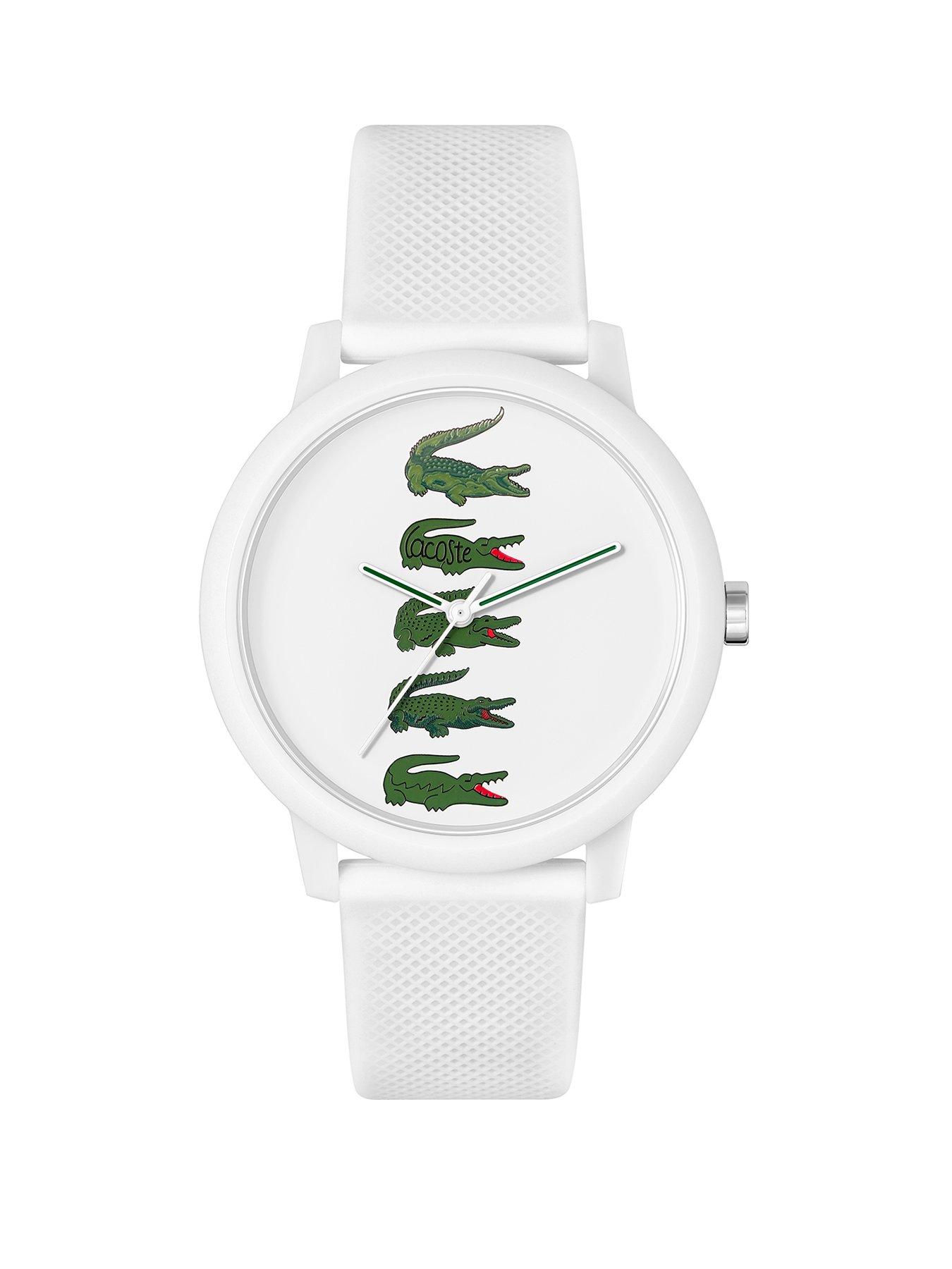 Lacoste Lacoste Mens 12 12 White Silicone Strap Watch Very Ireland