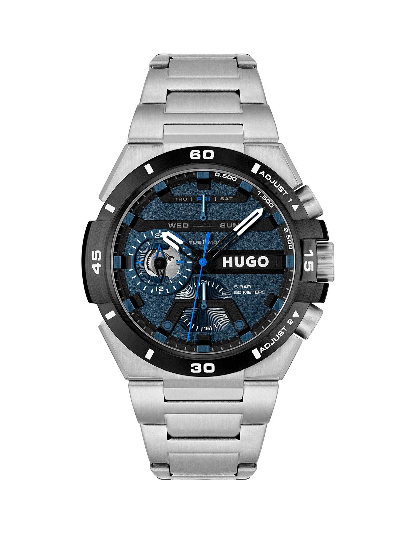 hugo-wild-stainless-steel-multifunction-watch