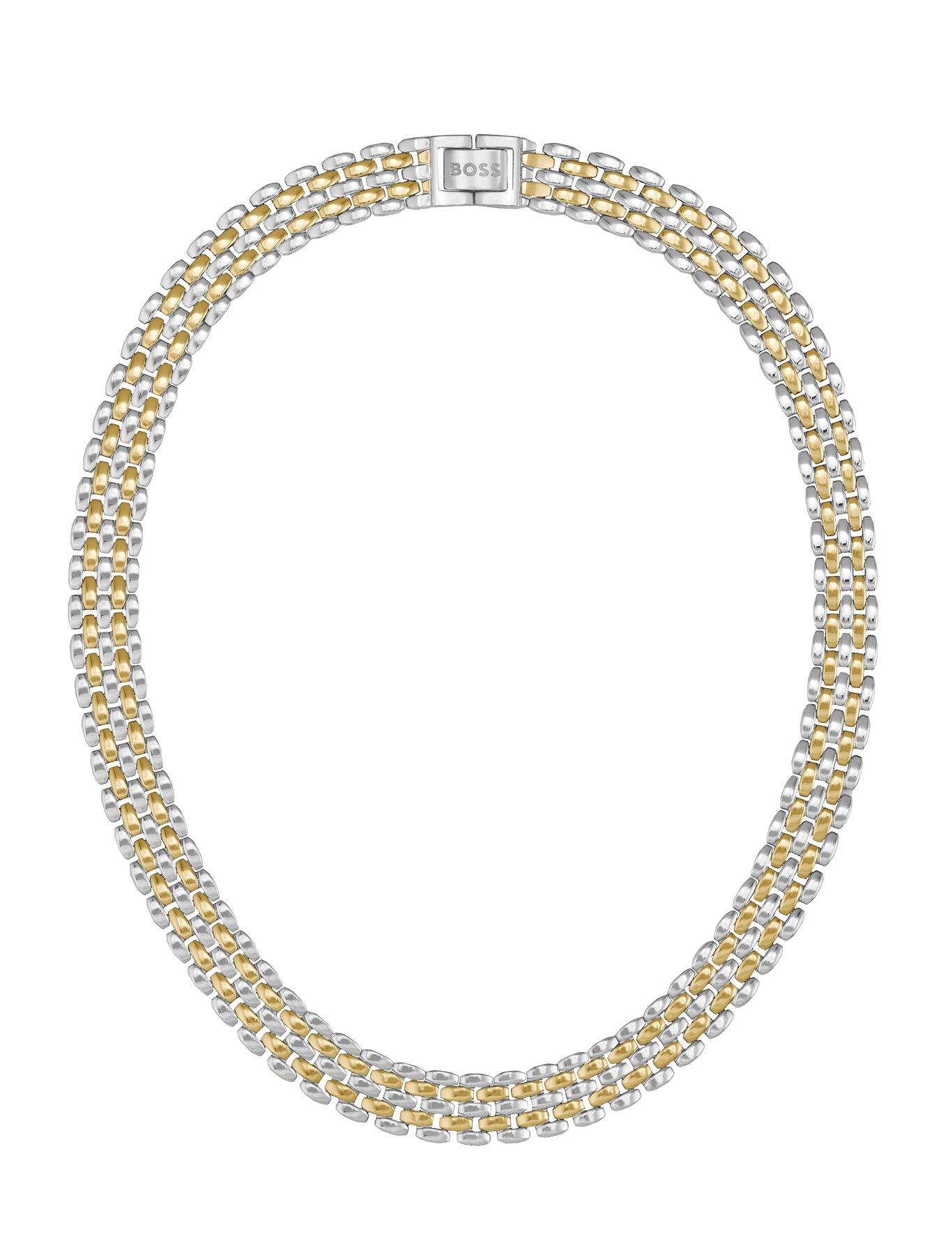 boss-ladies-isla-two-tone-yellow-gold-ip-and-stainless-steel-necklacestillFront