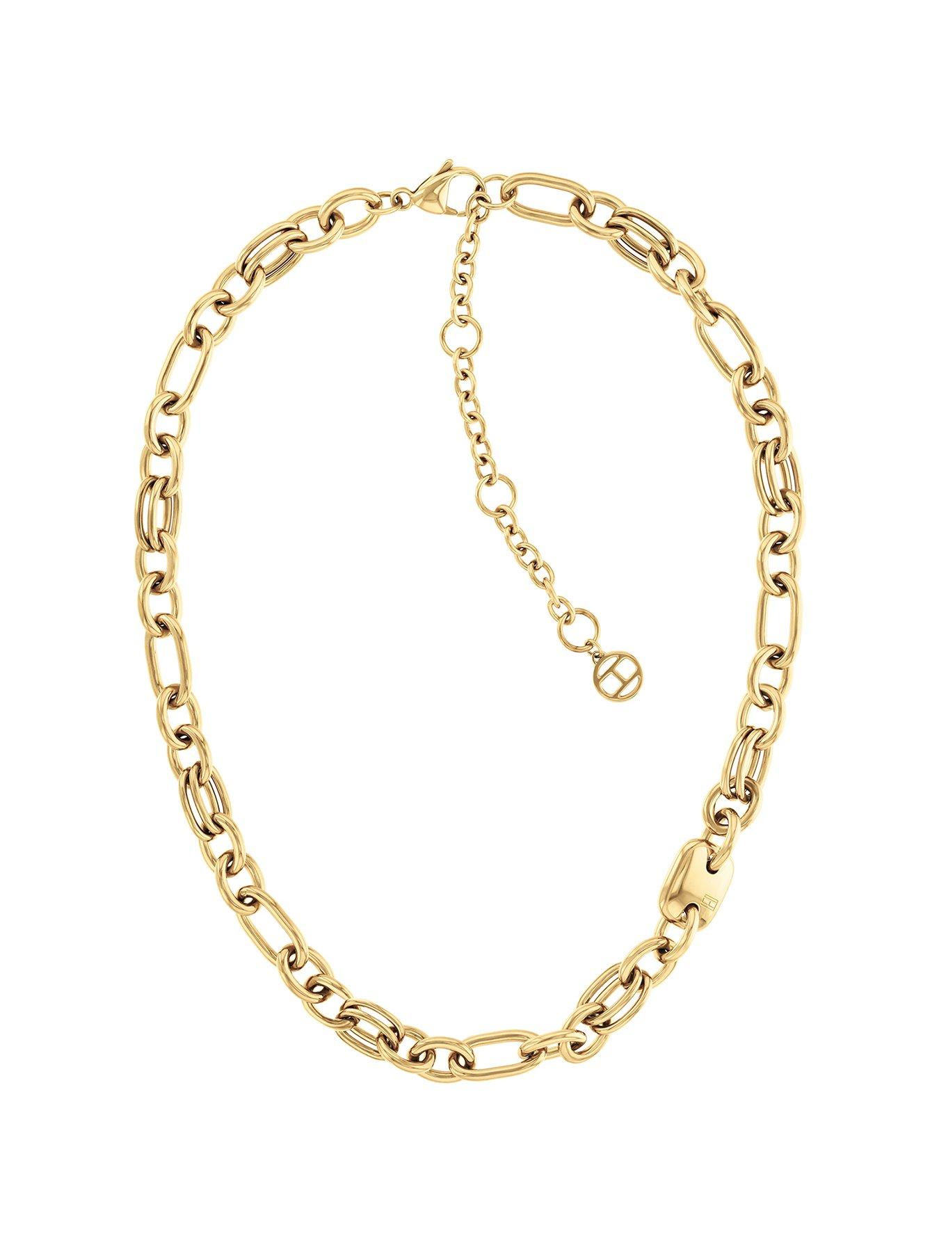 tommy-hilfiger-tommy-hilfiger-womens-gold-plated-link-chain-necklacefront