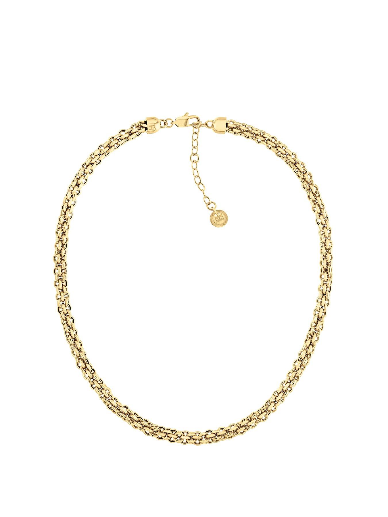 tommy-hilfiger-tommy-hilfiger-womens-gold-plated-chain-necklace