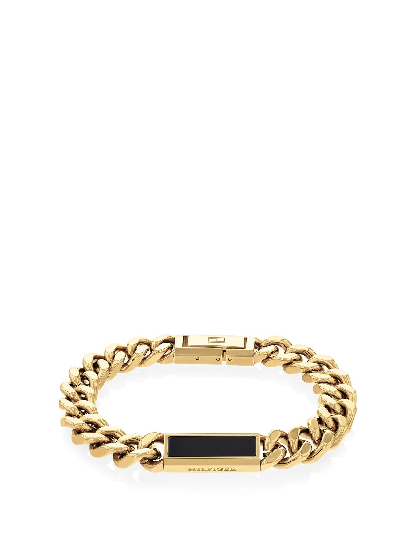 Tommy hilfiger bracelet store mens gold