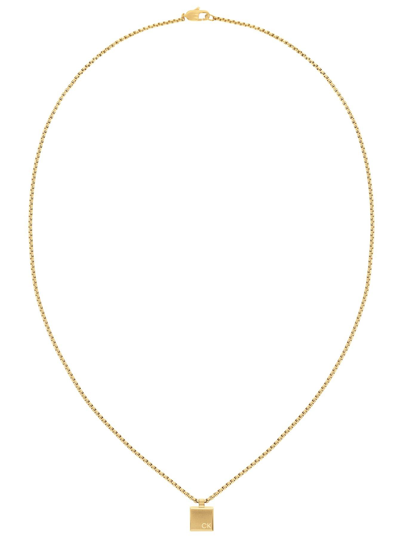 calvin-klein-mens-calvin-klein-gold-plated-pendant-necklacestillFront