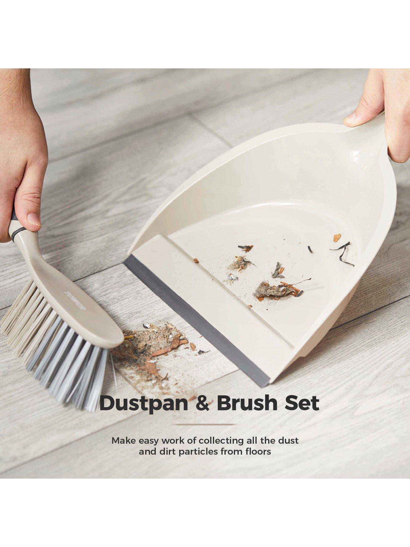 tower-t769002msh-5-in-1-cleaning-set-with-dust-pan-and-brushkitchen-broomdish-brushscrub-brush-latte-amp-greyoutfit