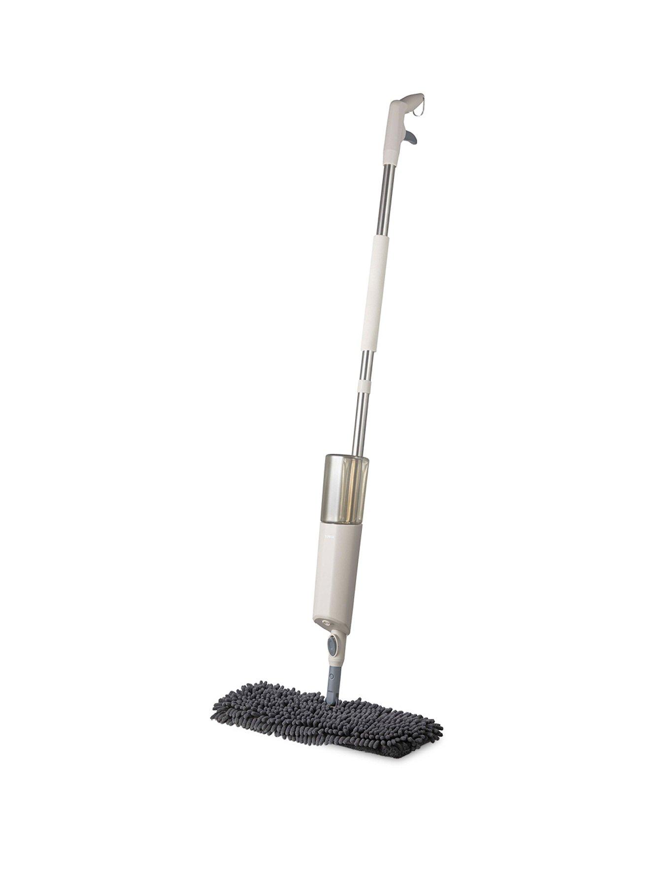 Tower Cavaletto Flexi Spray Mop, Double-sided head, Flexi-neck, Latte  &  Grey, T869008MSH