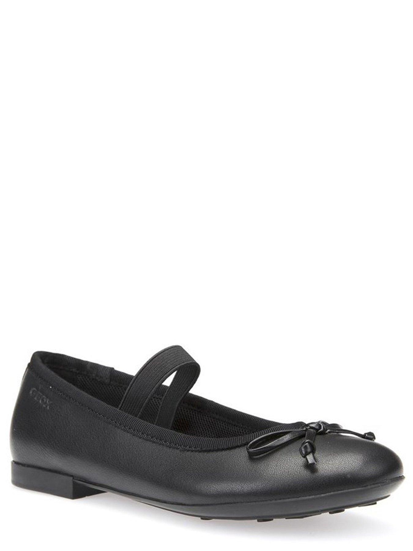 Girls Plie Ballerina School Shoe Black