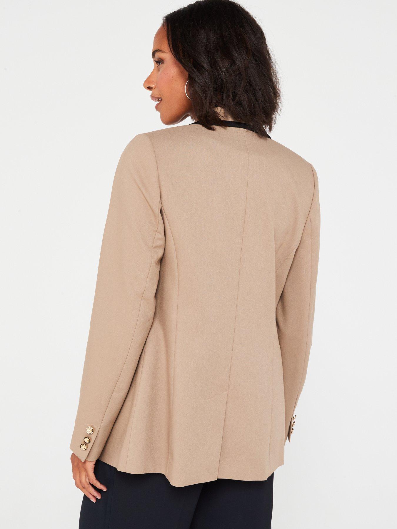 Blazer with piping shop