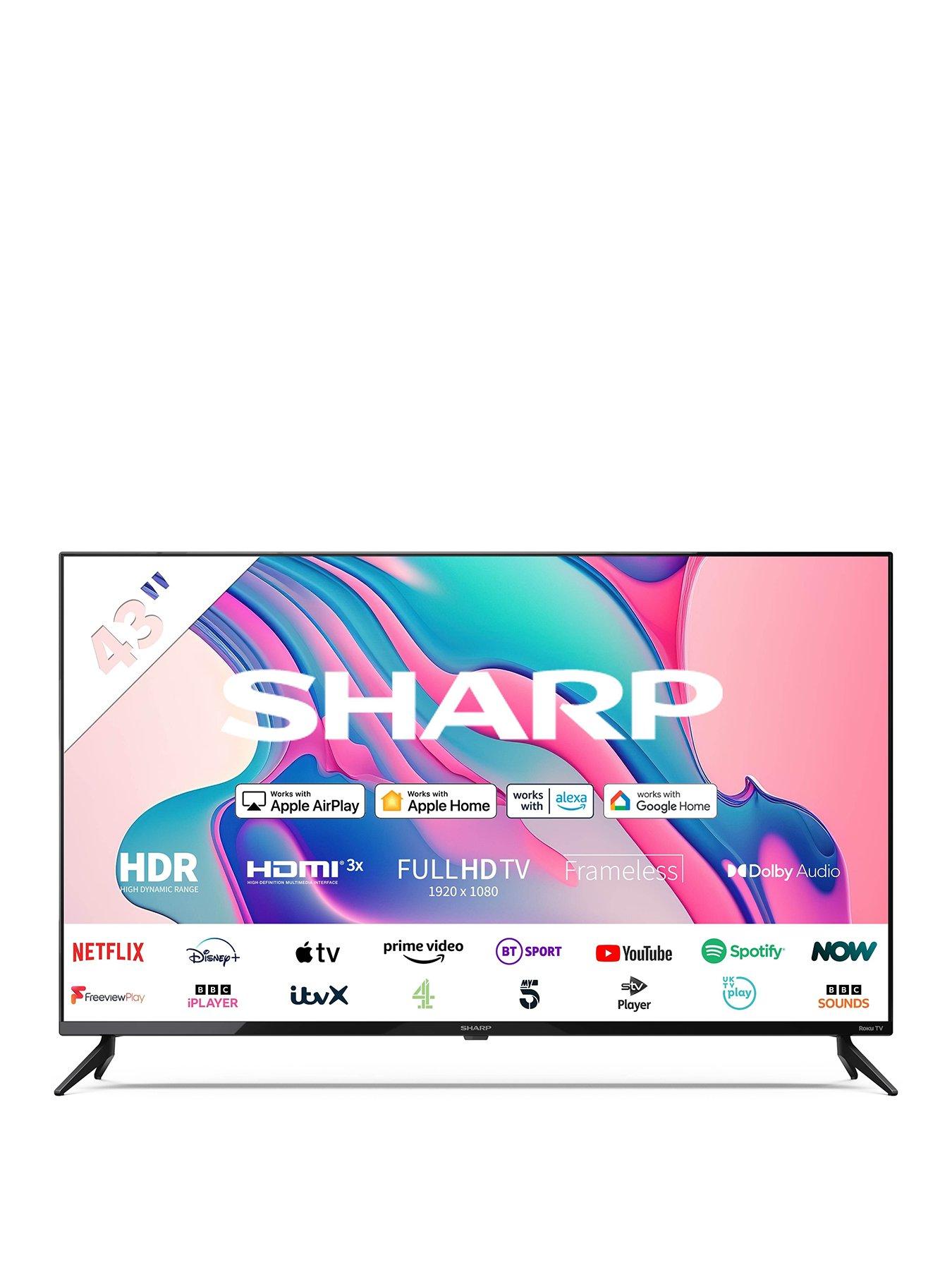 43 4K ULTRA HD SHARP ROKU TV
