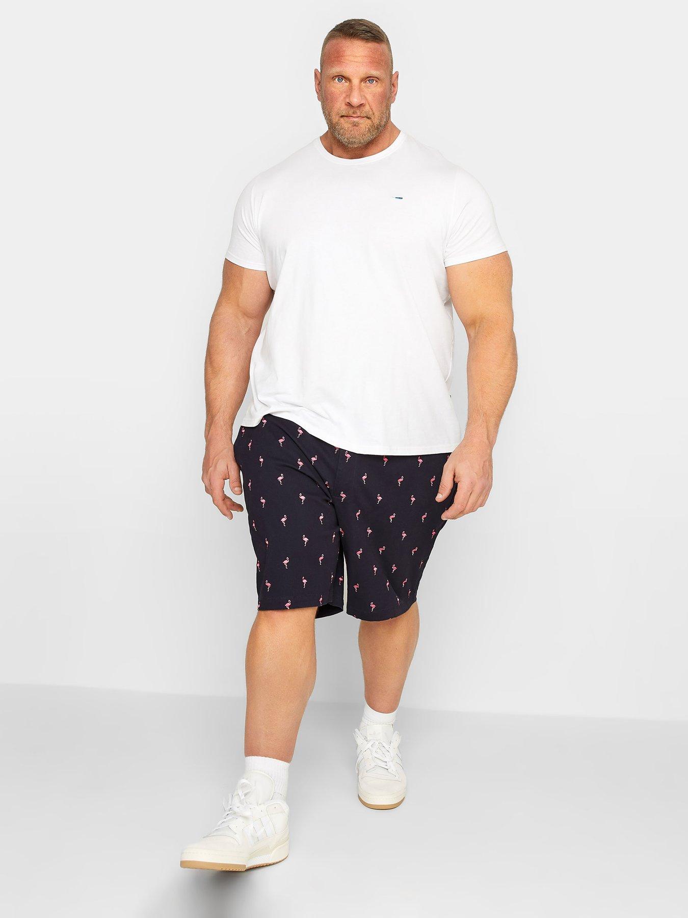 badrhino-badrhino-flamingo-print-shortsback