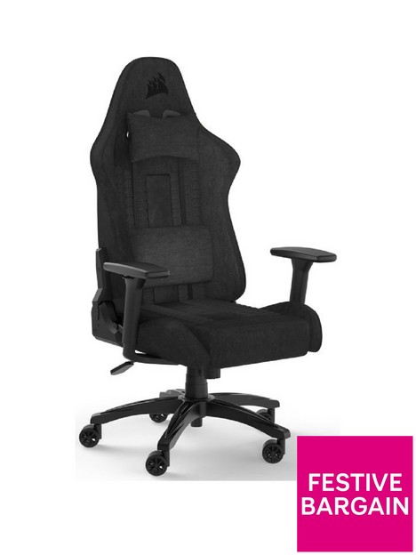corsair-tc100-relaxed-gaming-chairnbsp--fabric-black