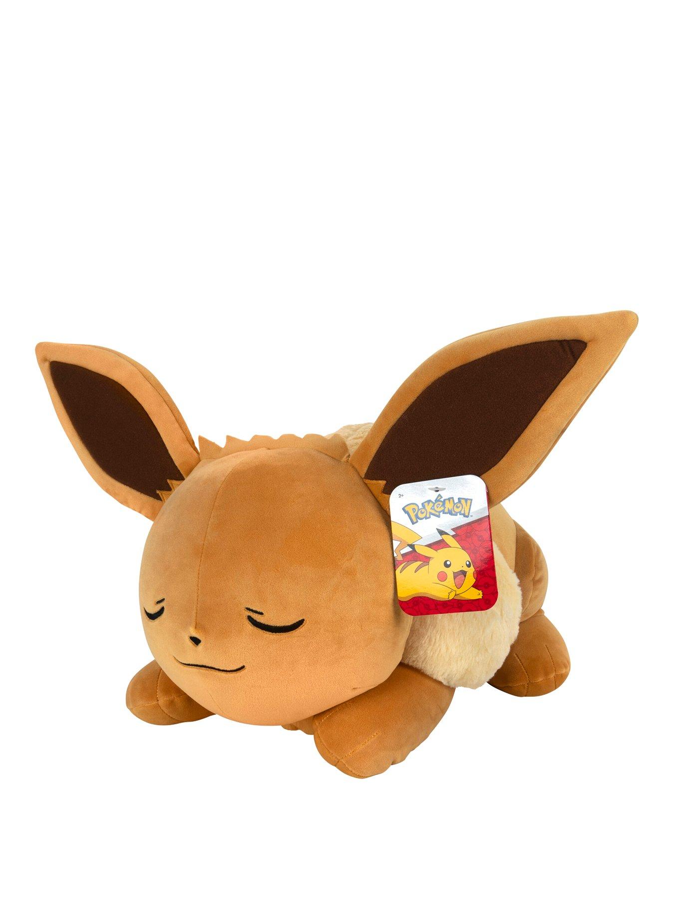 sleeping eevee fluffy plush