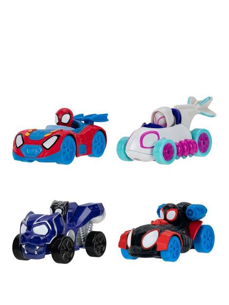 spiderman-spidey-amp-his-amazing-friends-diecast-vehicle-4-pack