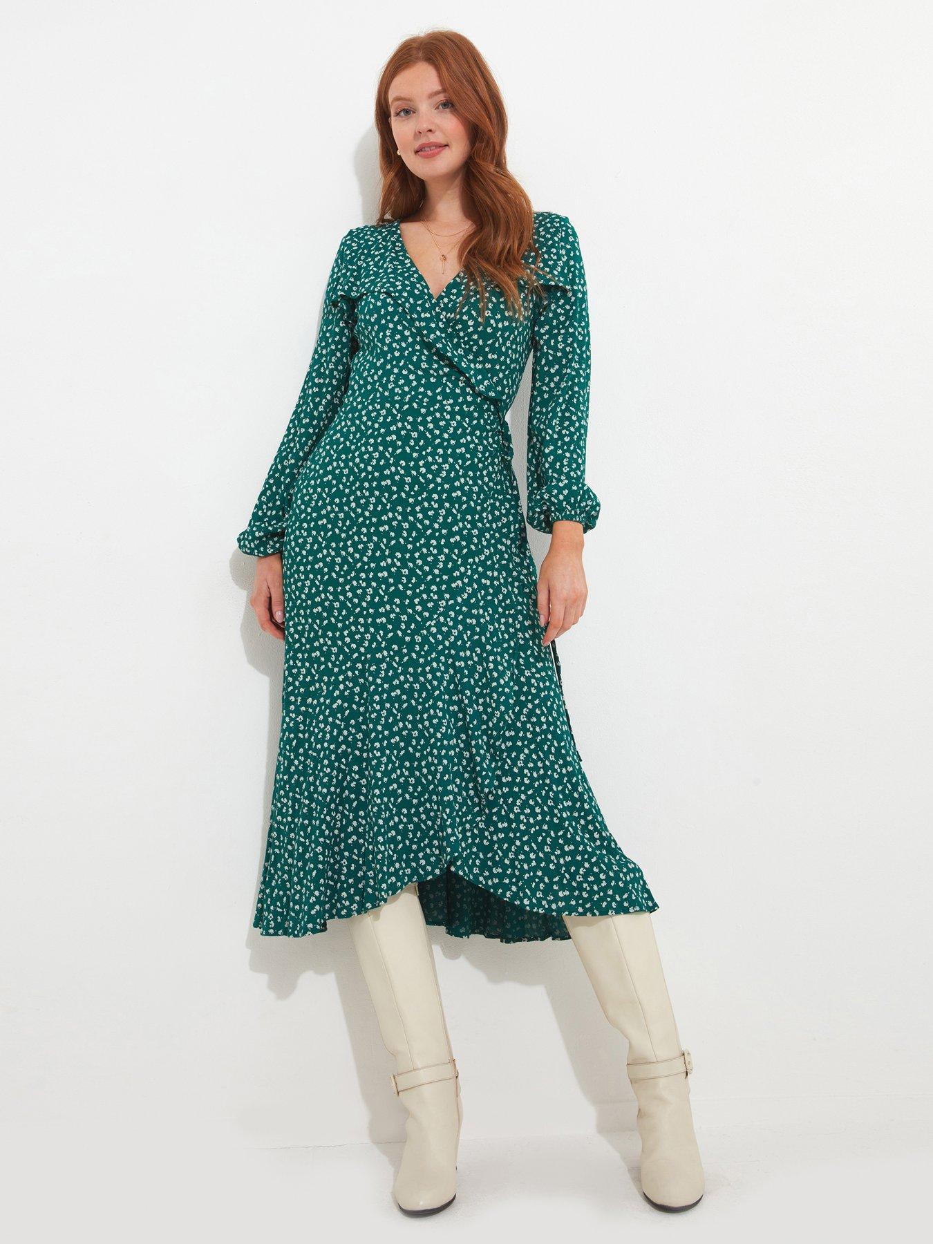 joe-browns-florrie-wrap-frill-dress-green